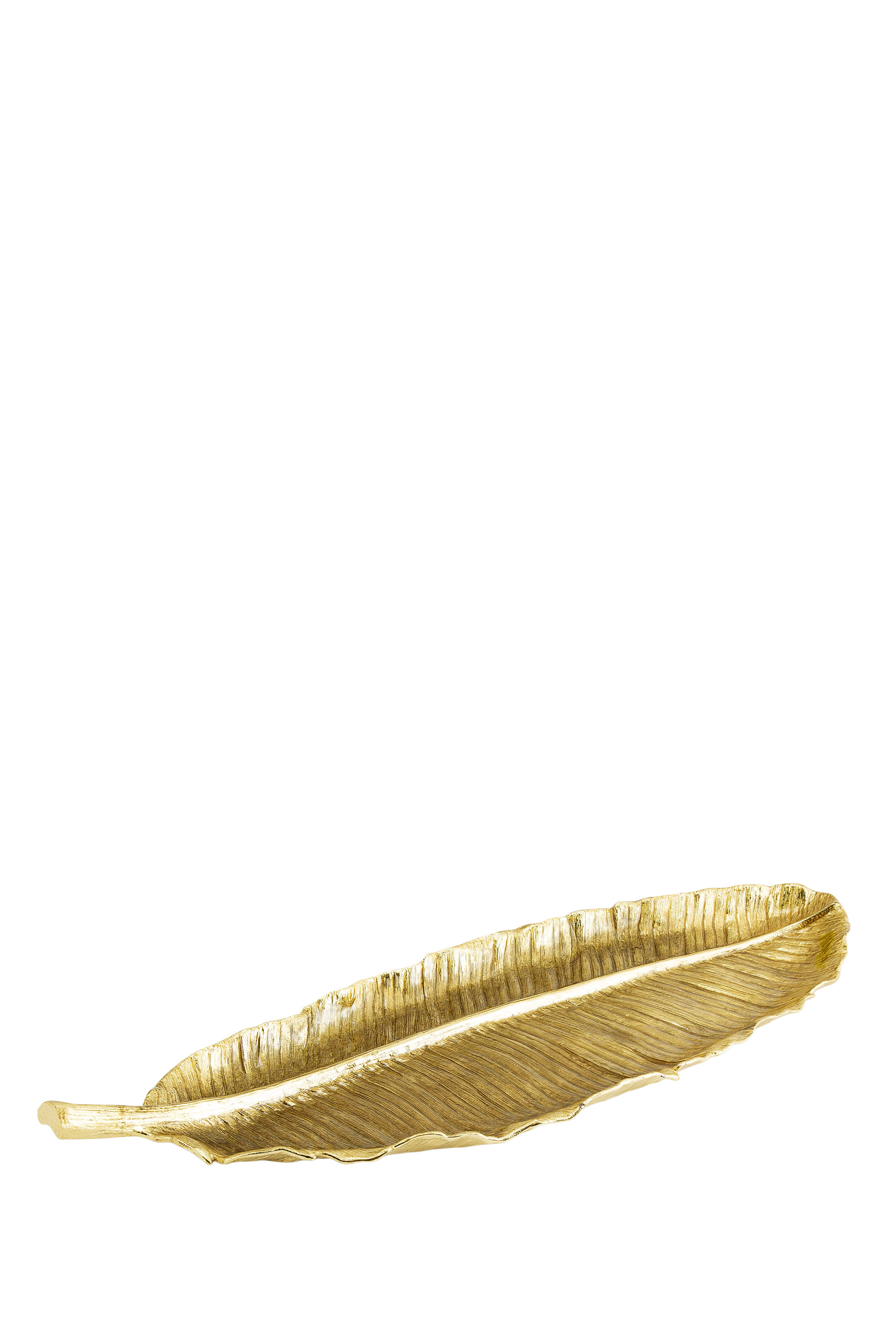 طبق تقديم كبير بتصميم ورقة الموز