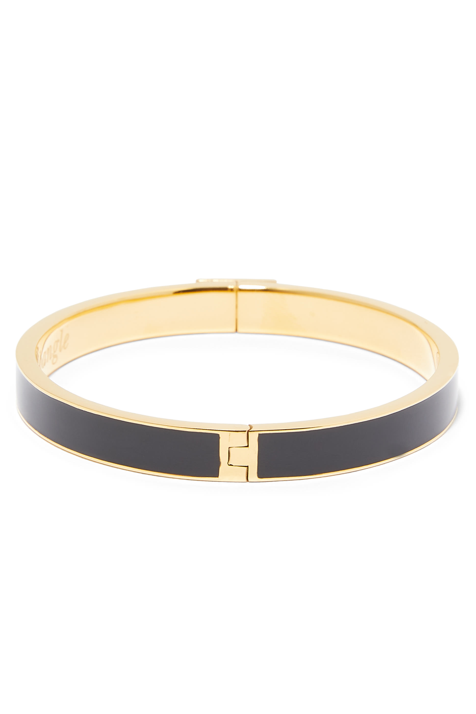 سوار ايديوم بعبارة ليتل بلاك مينا ومعدن مطلي