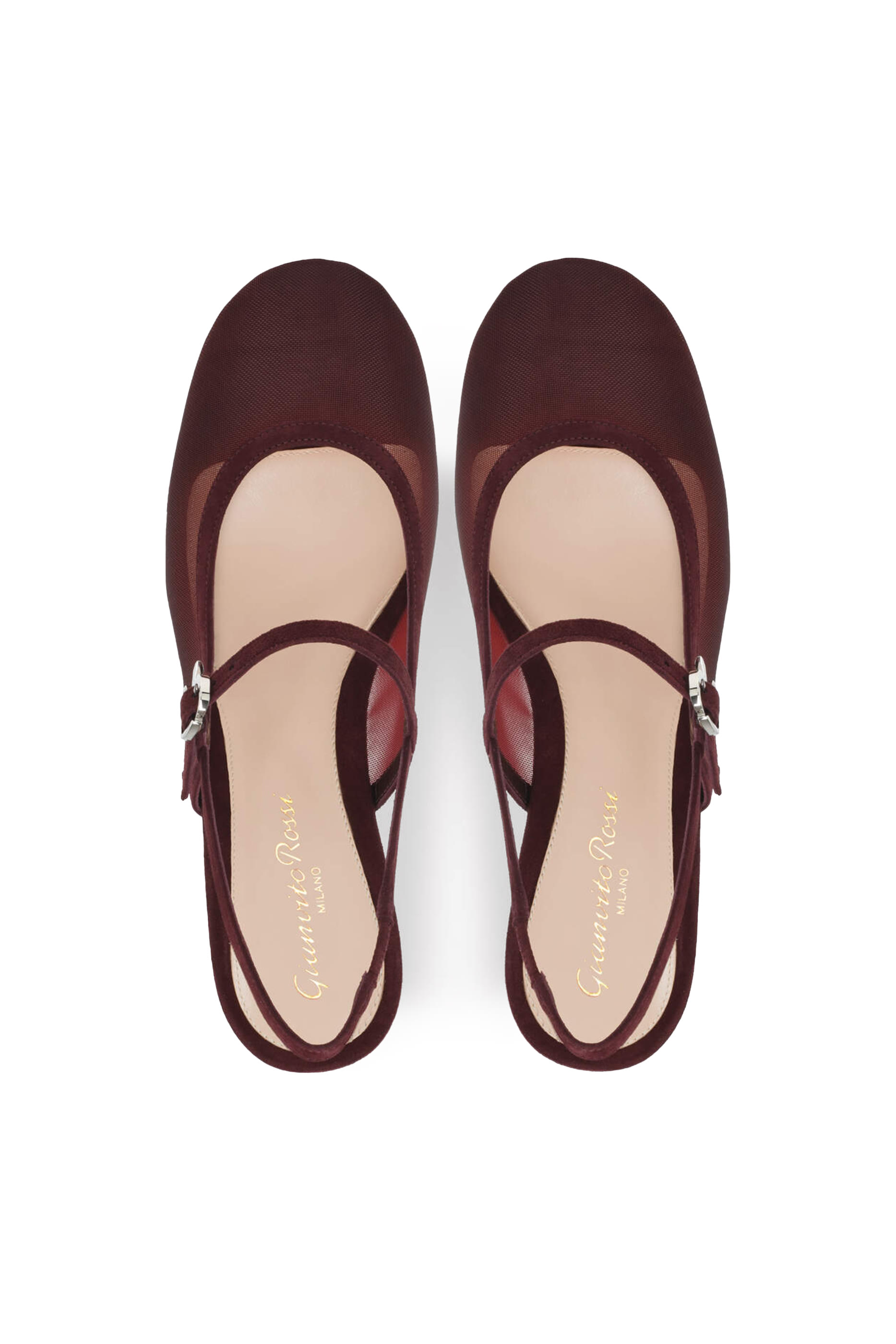 حذاء كلاسيك بكعب عريض 45 وسير مزين بعقدة