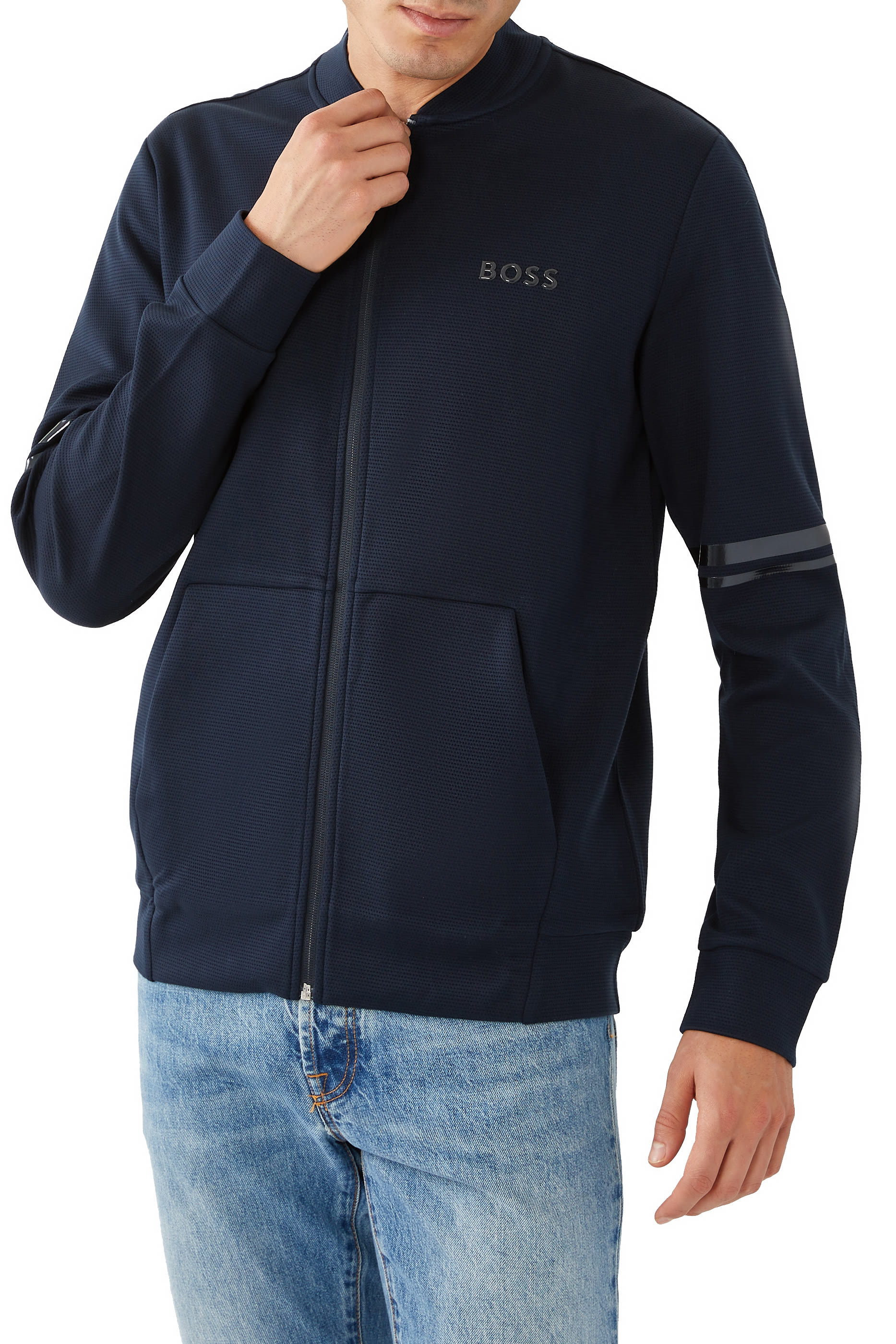 جاكيت سامو بتفاصيل عاكسة