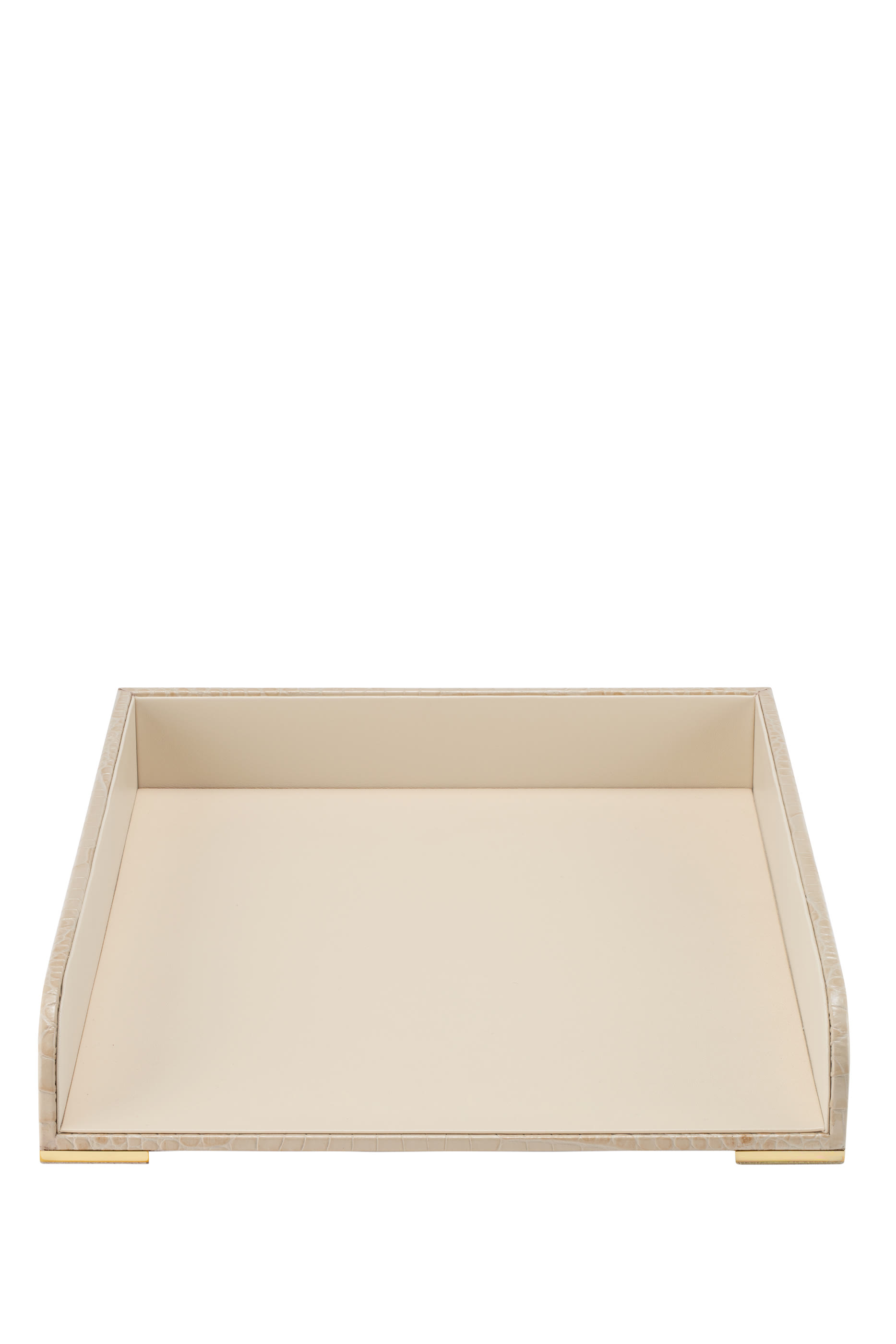 صينية ورق كلاسيك بنقشة جلد تمساح