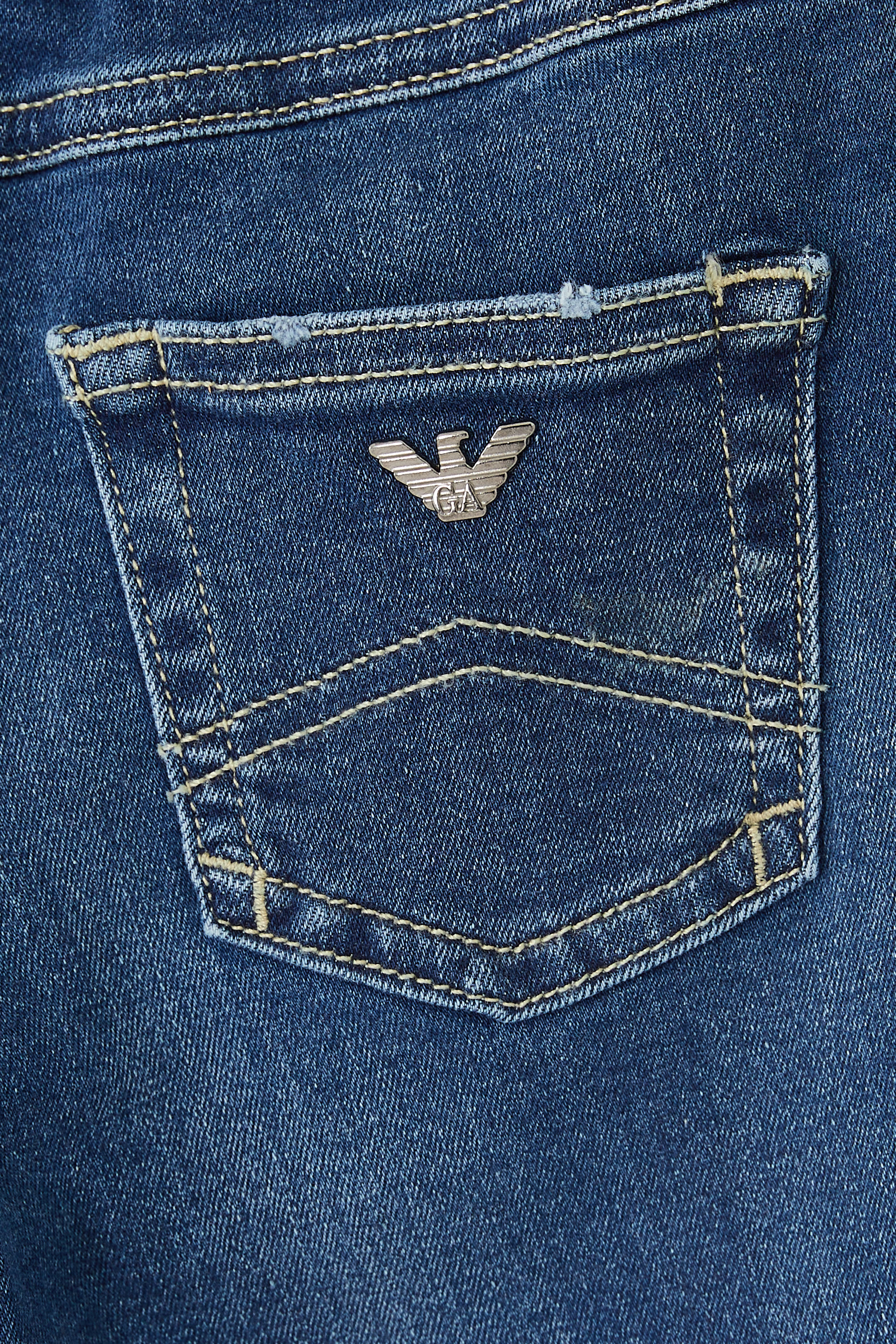 بنطال جينز جاي 45 بقصة ساق مستقيمة للأطفال