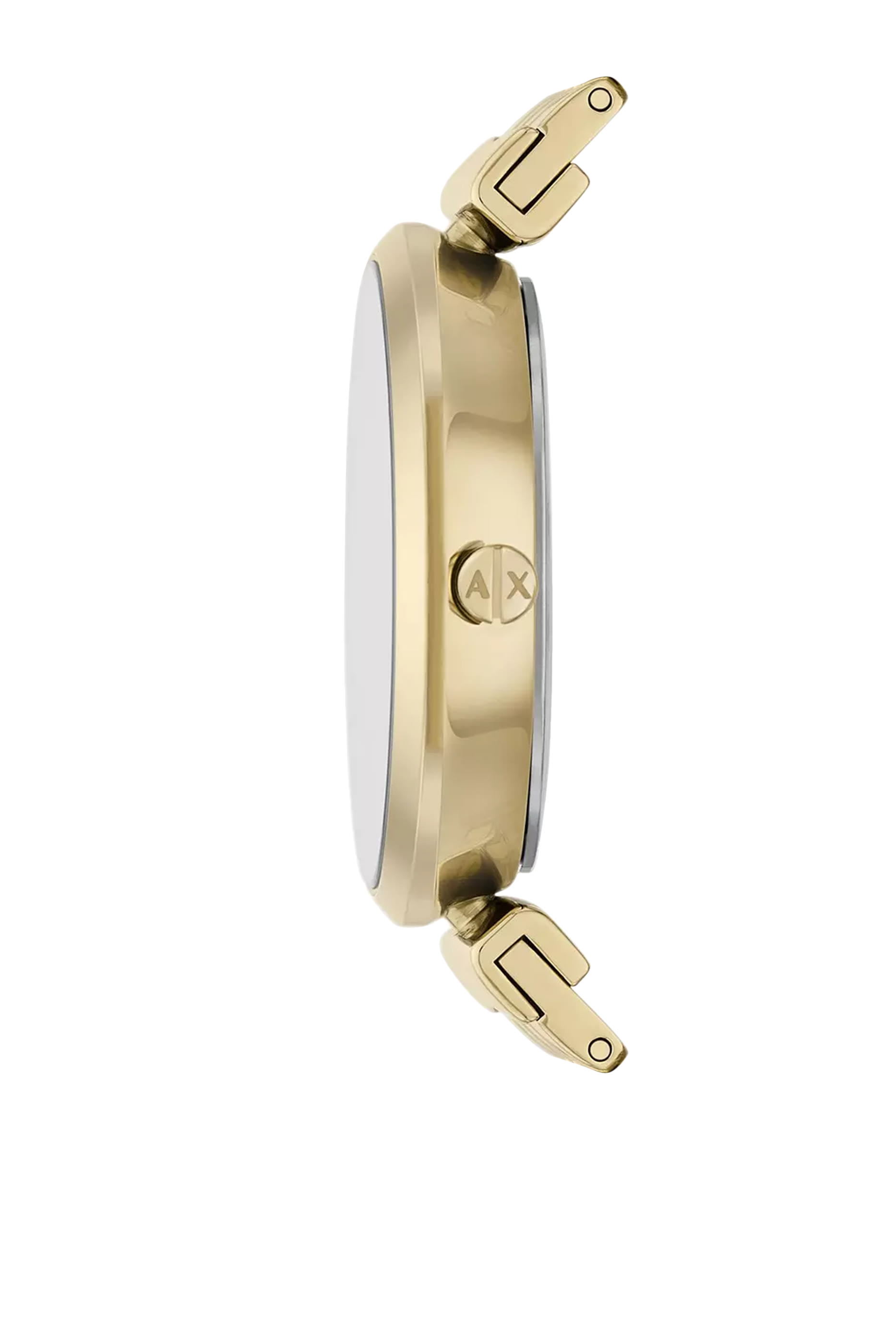 ساعة بثلاث عقارب ستانلس ستيل ذهبي