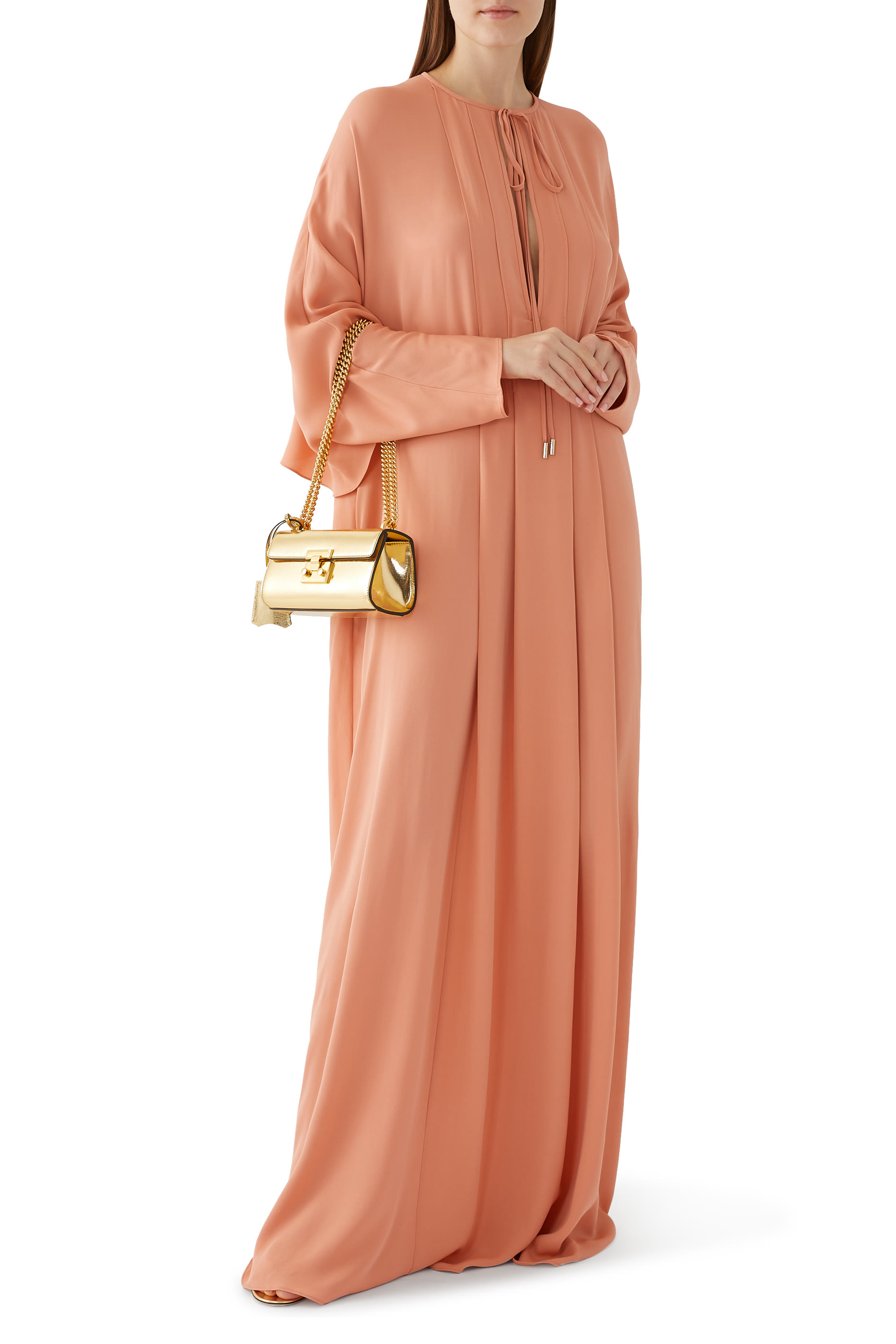 فستان حرير كادي خفيف