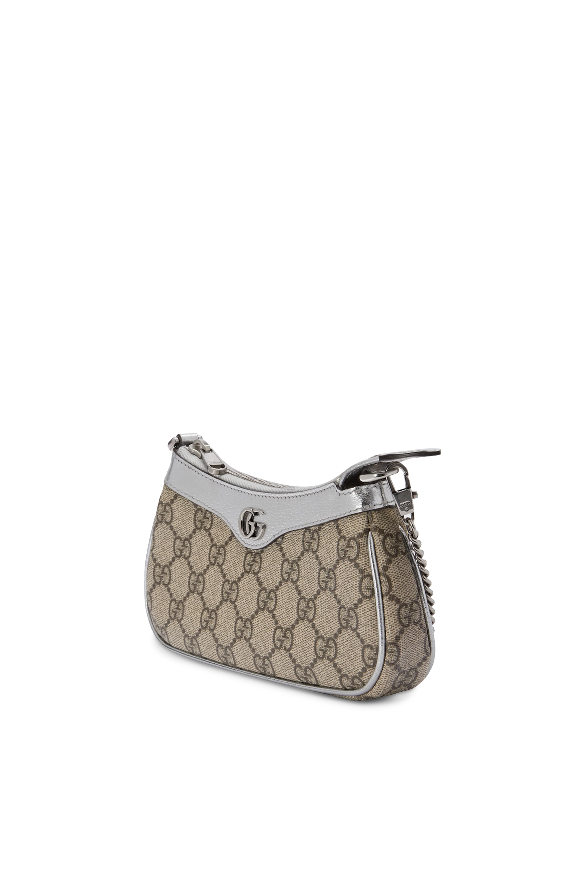 حقيبة أوفيديا صغيرة قماش قنب بنقشة حرفي شعار الماركة