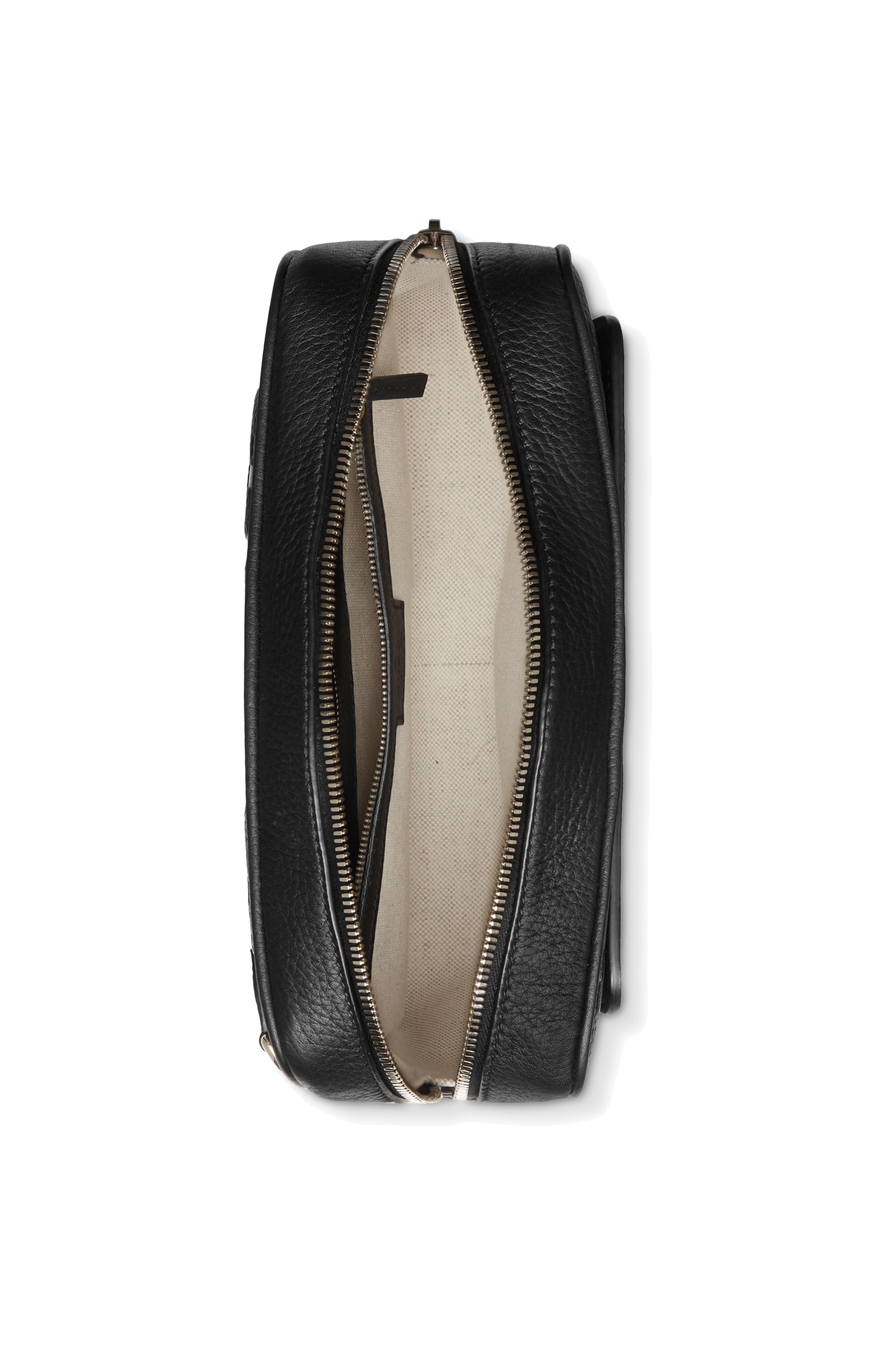 حقيبة صغيرة بنقشة حرفي شعار الماركة بحجم كبير