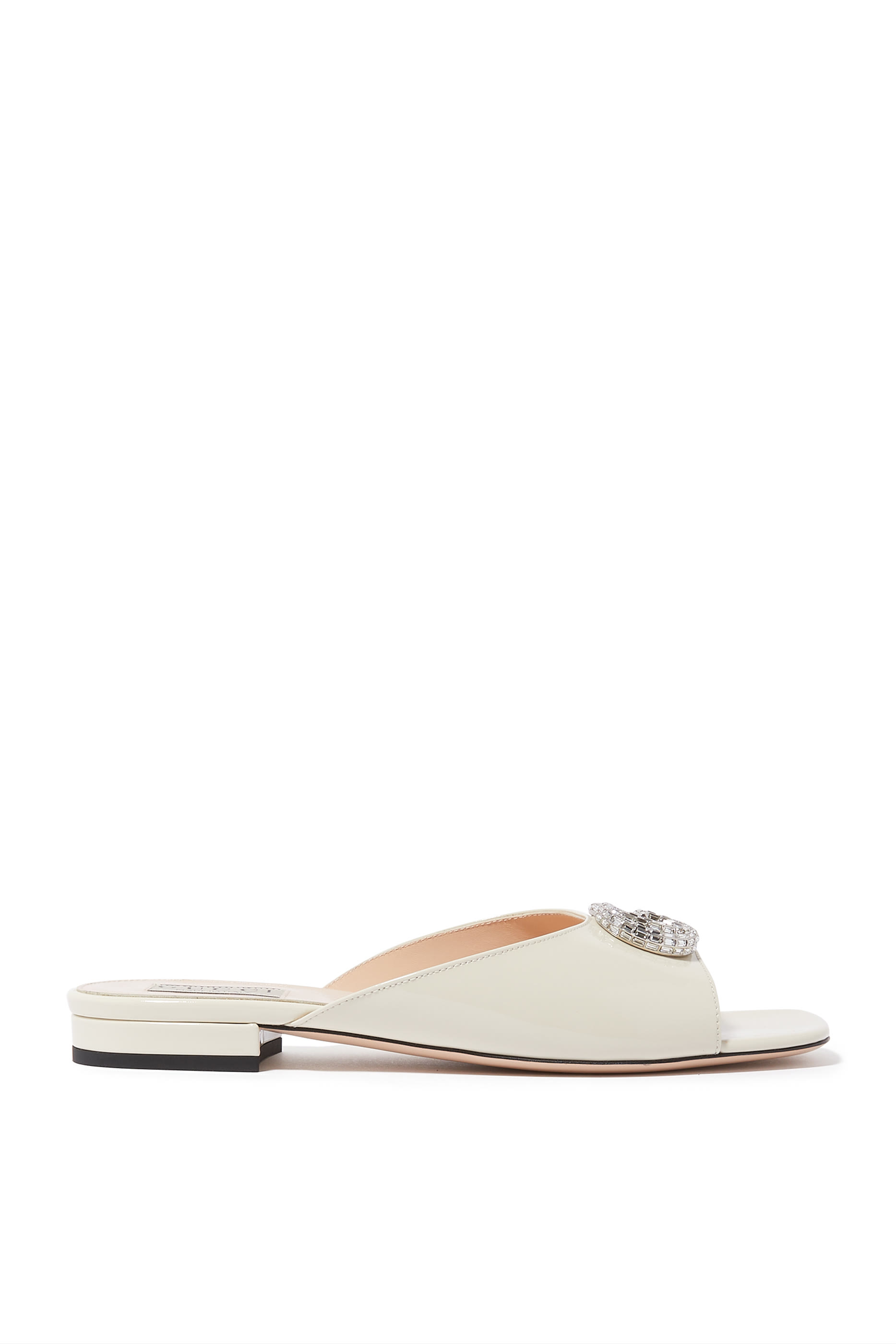 حذاء خفيف هارلو بحلية حرفي شعار الماركة المرصعة بالكريستال