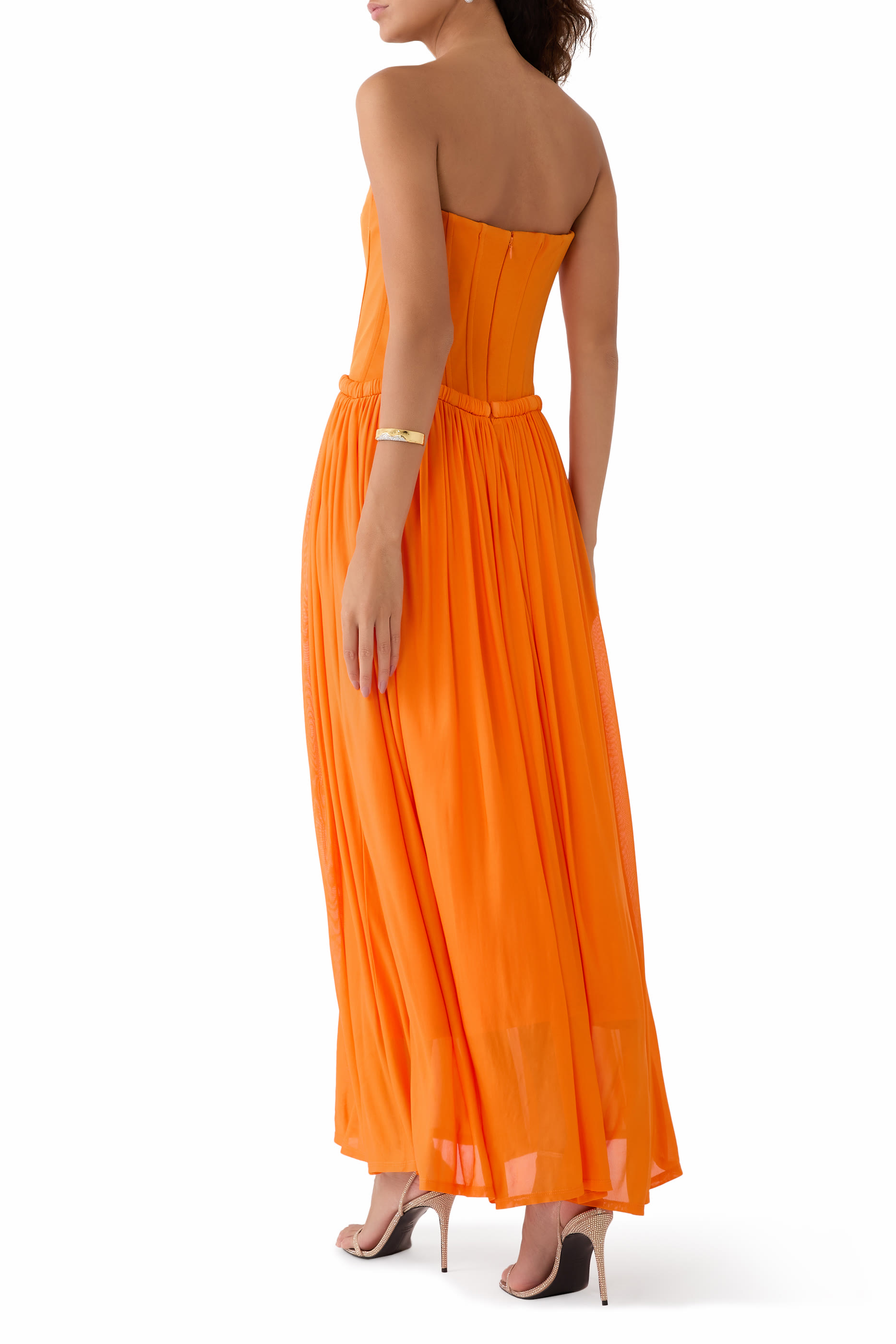 فستان أداليس بلا حمالات جيرسيه