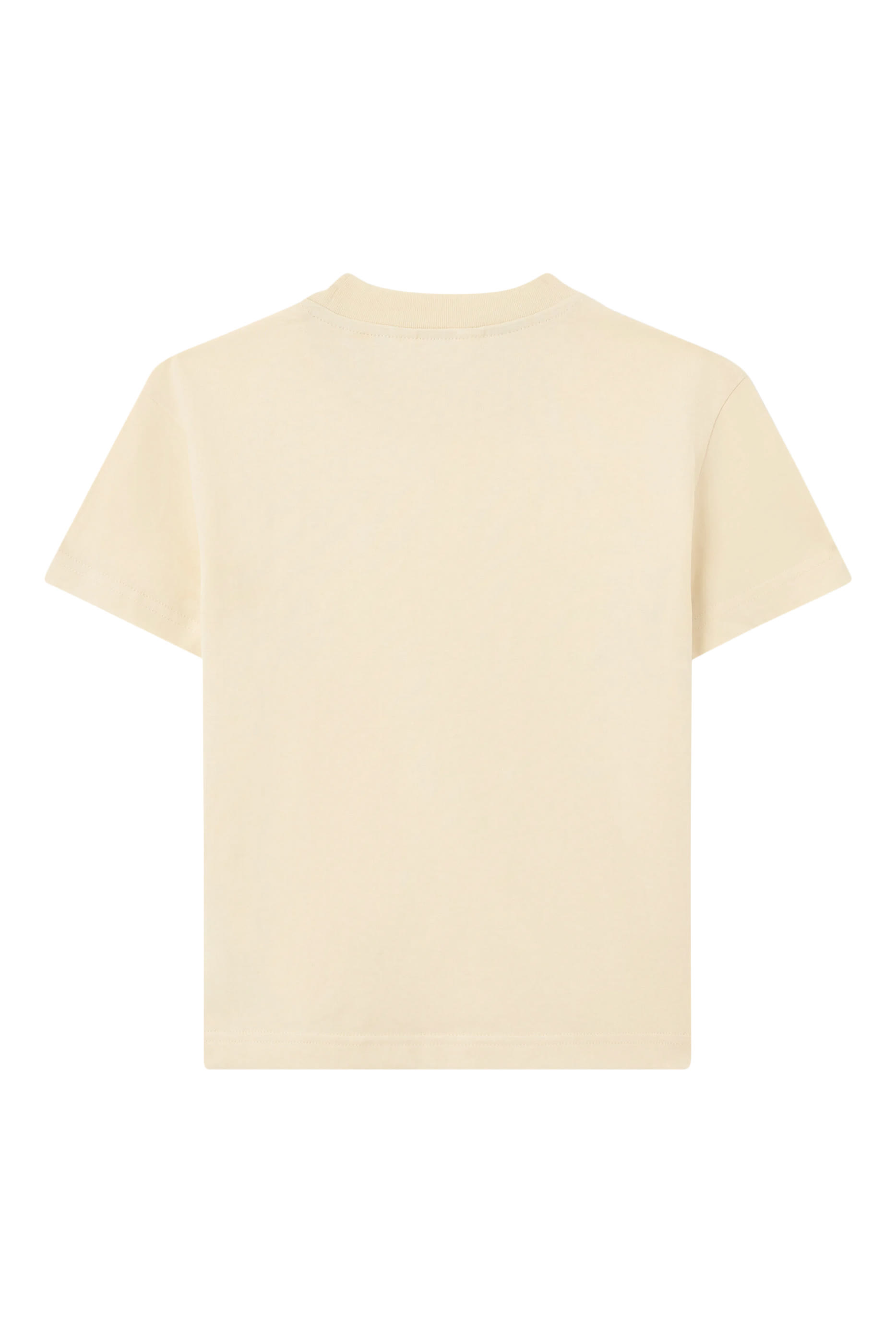 تيشيرت بياقة مزينة بشعار الماركة للأطفال