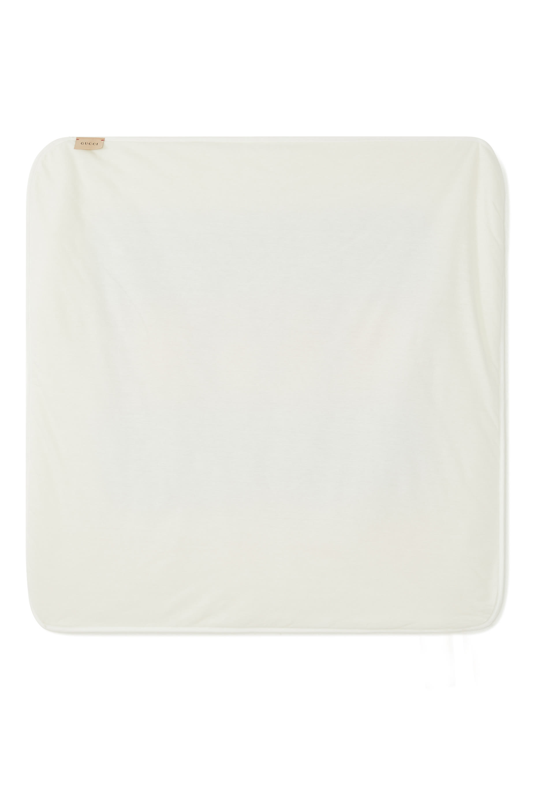 بطانية قطن جرسيه بنقشة حروف الماركة متداخلة للأطفال