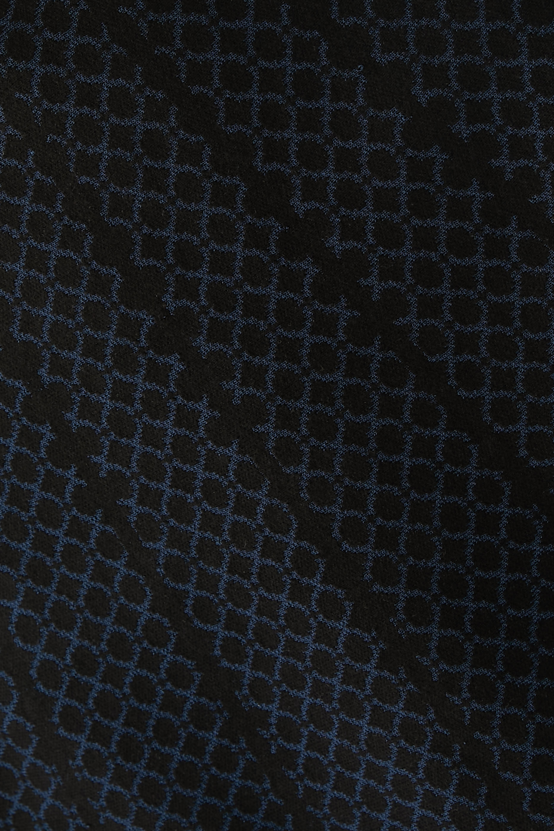 فستان قصير بقصة واسعة نسيج جاكار