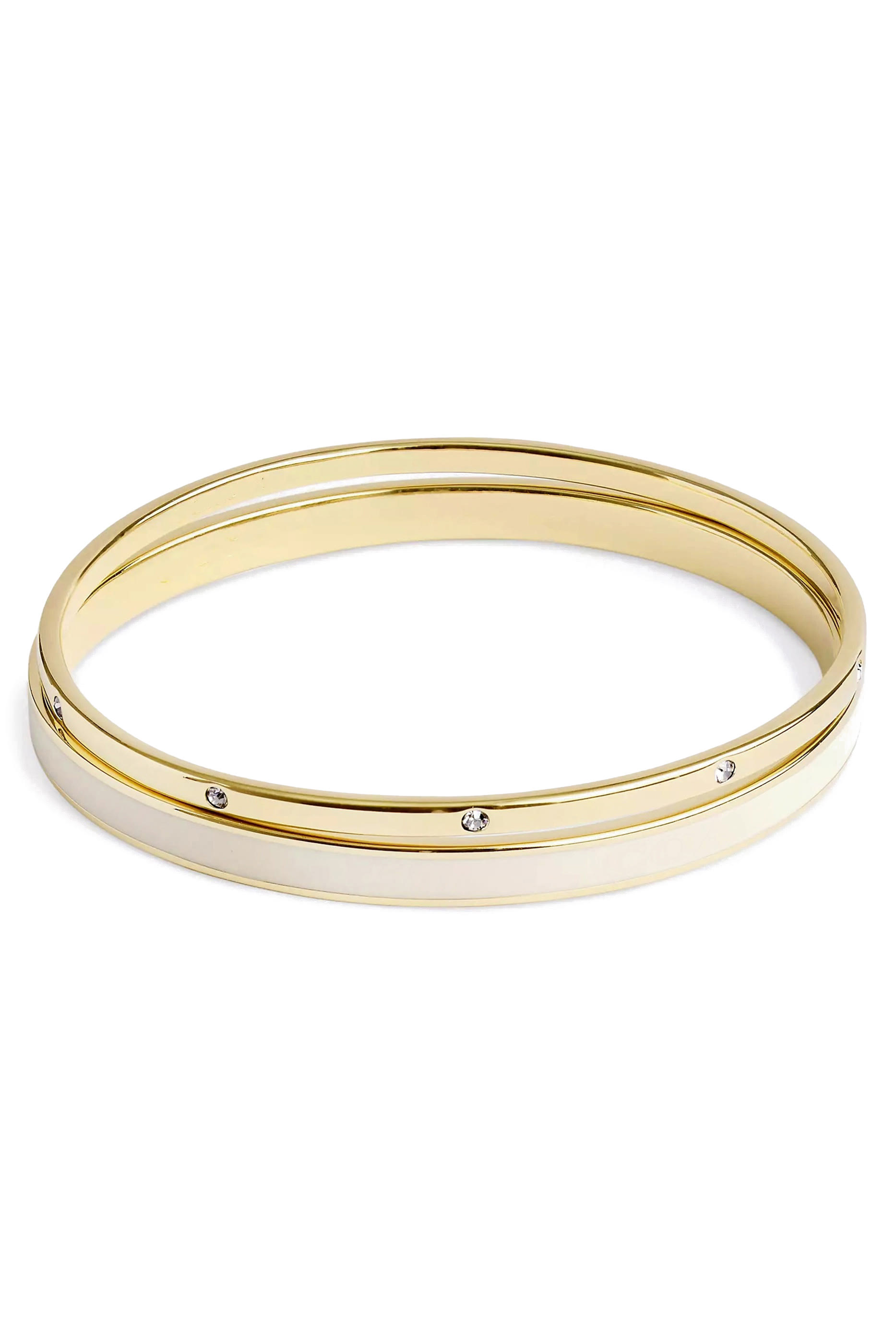 طقم أساور بشعار الماركة، قطعتان