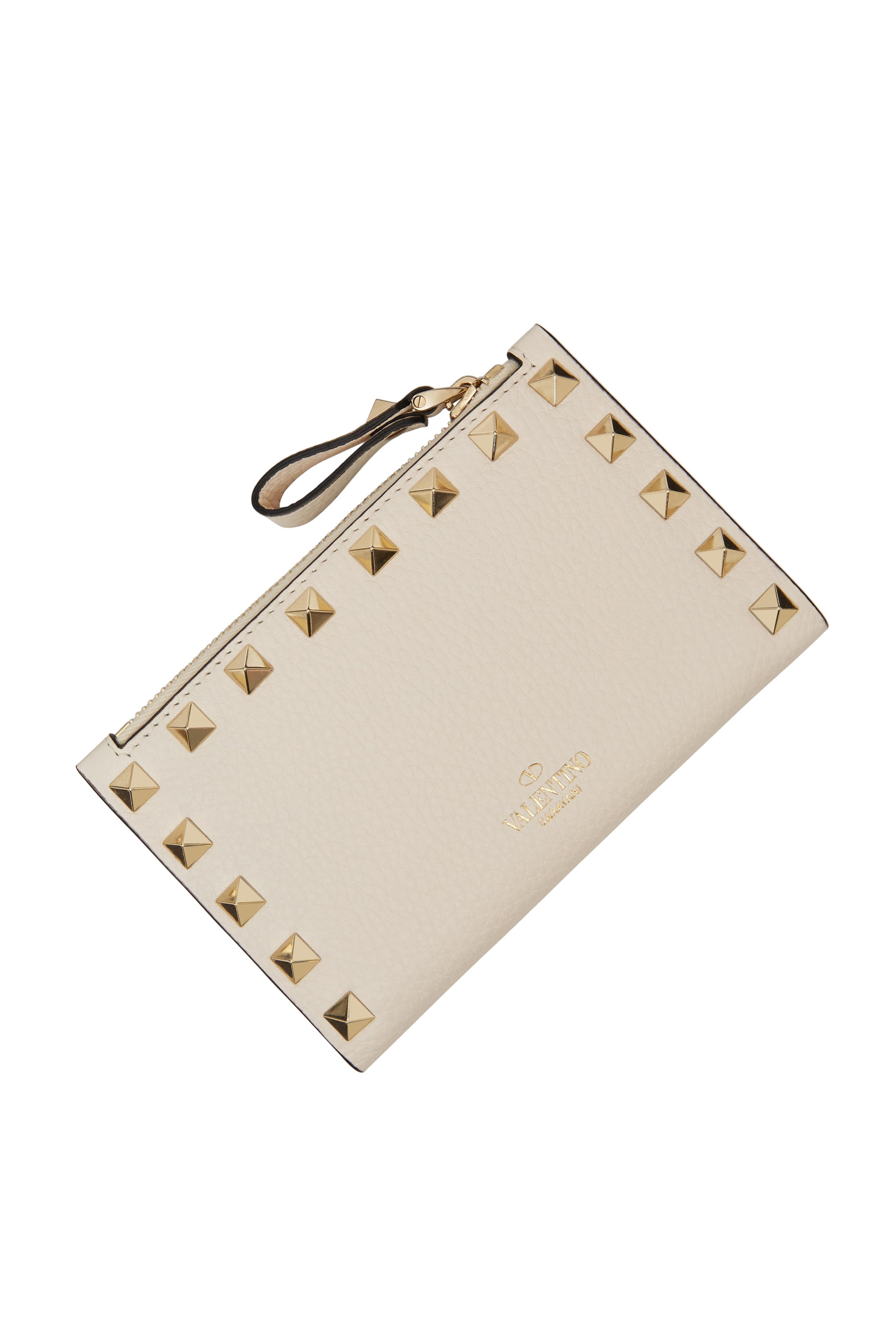 حافظة بطاقات وعملات معدنية فالنتينو غارافاني بحلي هرمية