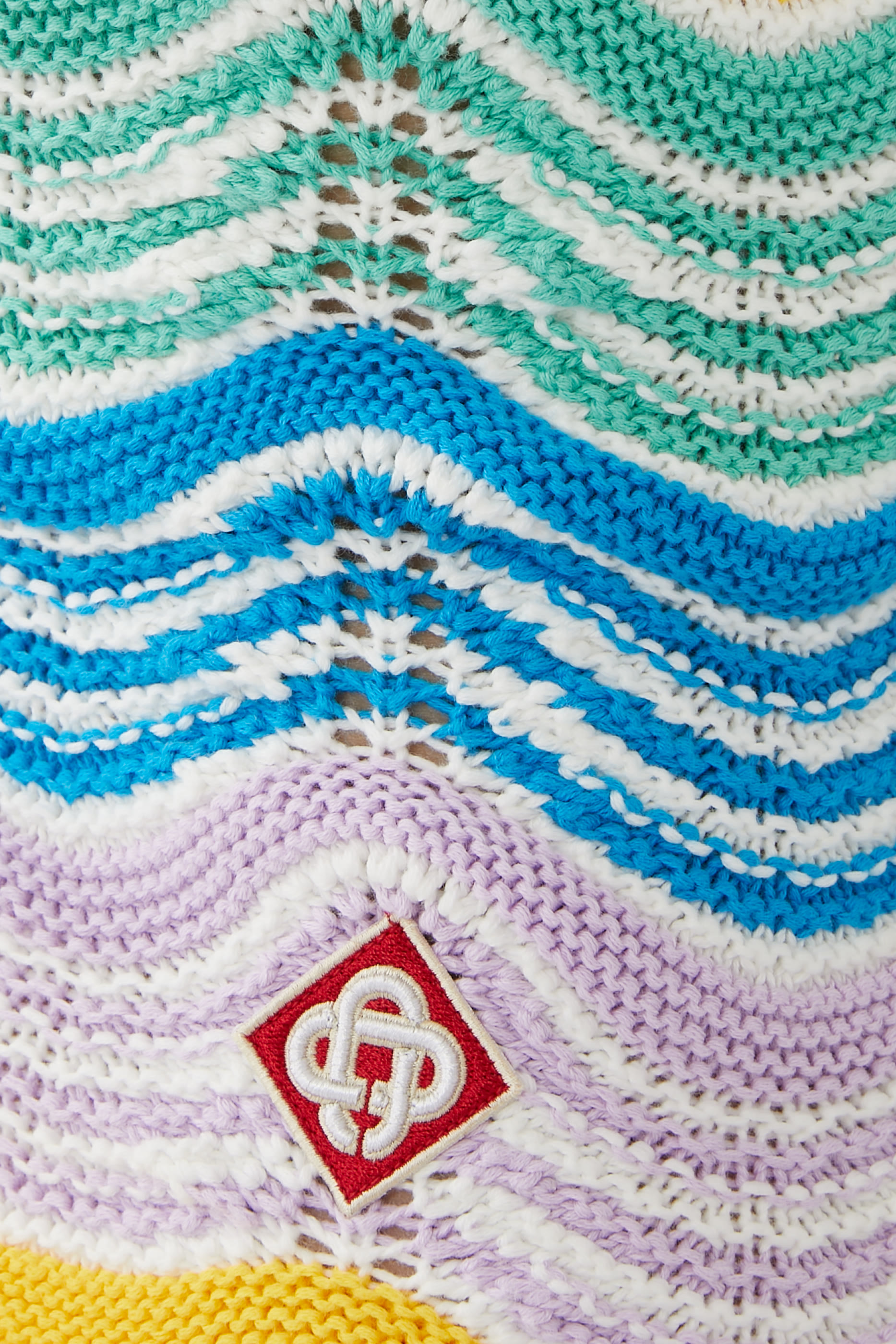 تنورة بنقشة مموجة كروشيه