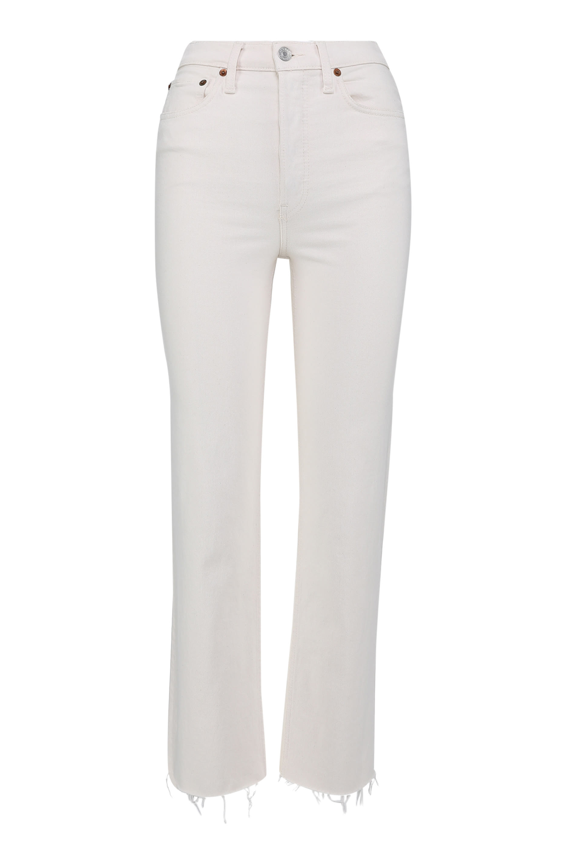 بنطال جينز سيفنتيز ستوف بايب بخصر مرتفع