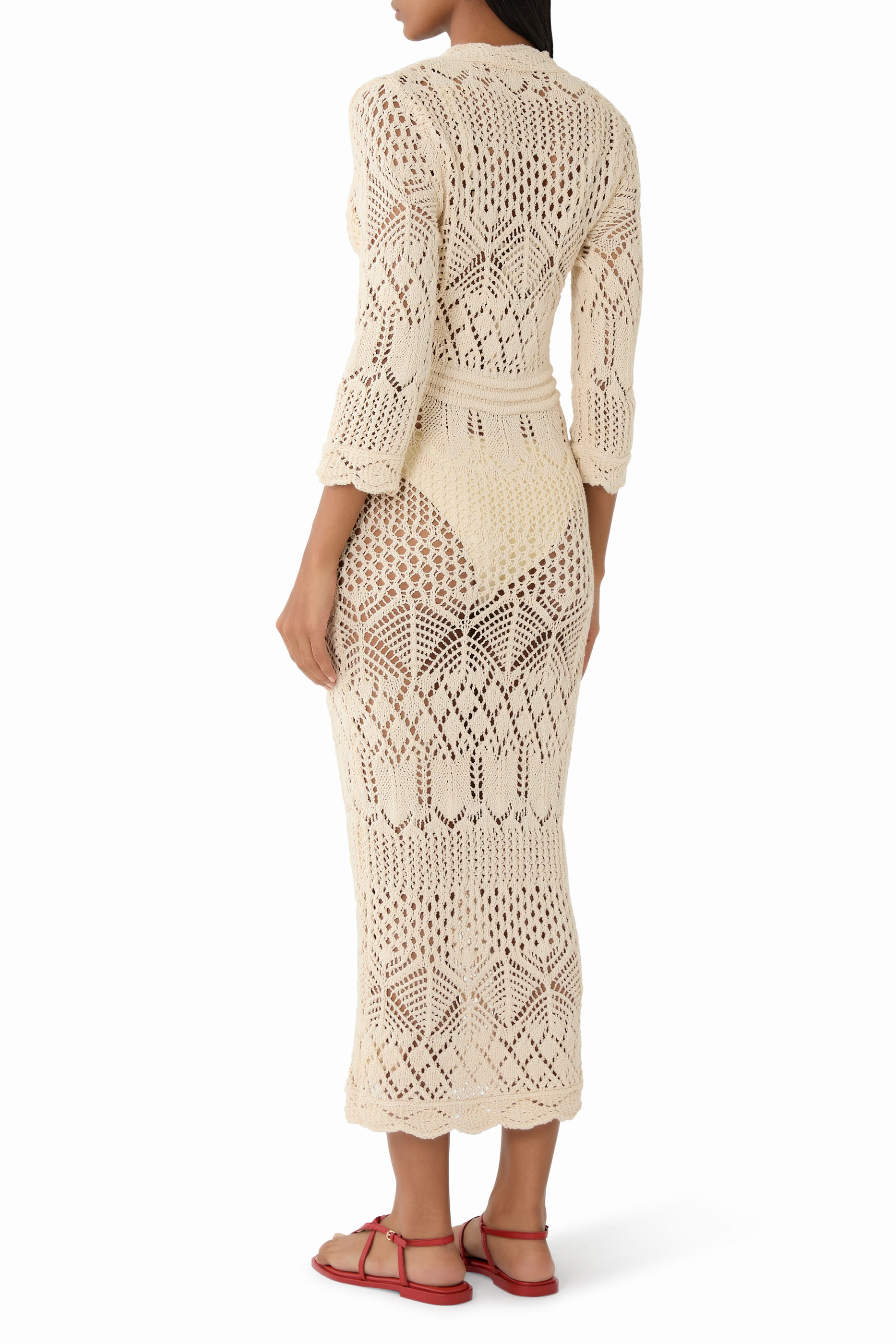 فستان دوفي بوانتيل منسوج