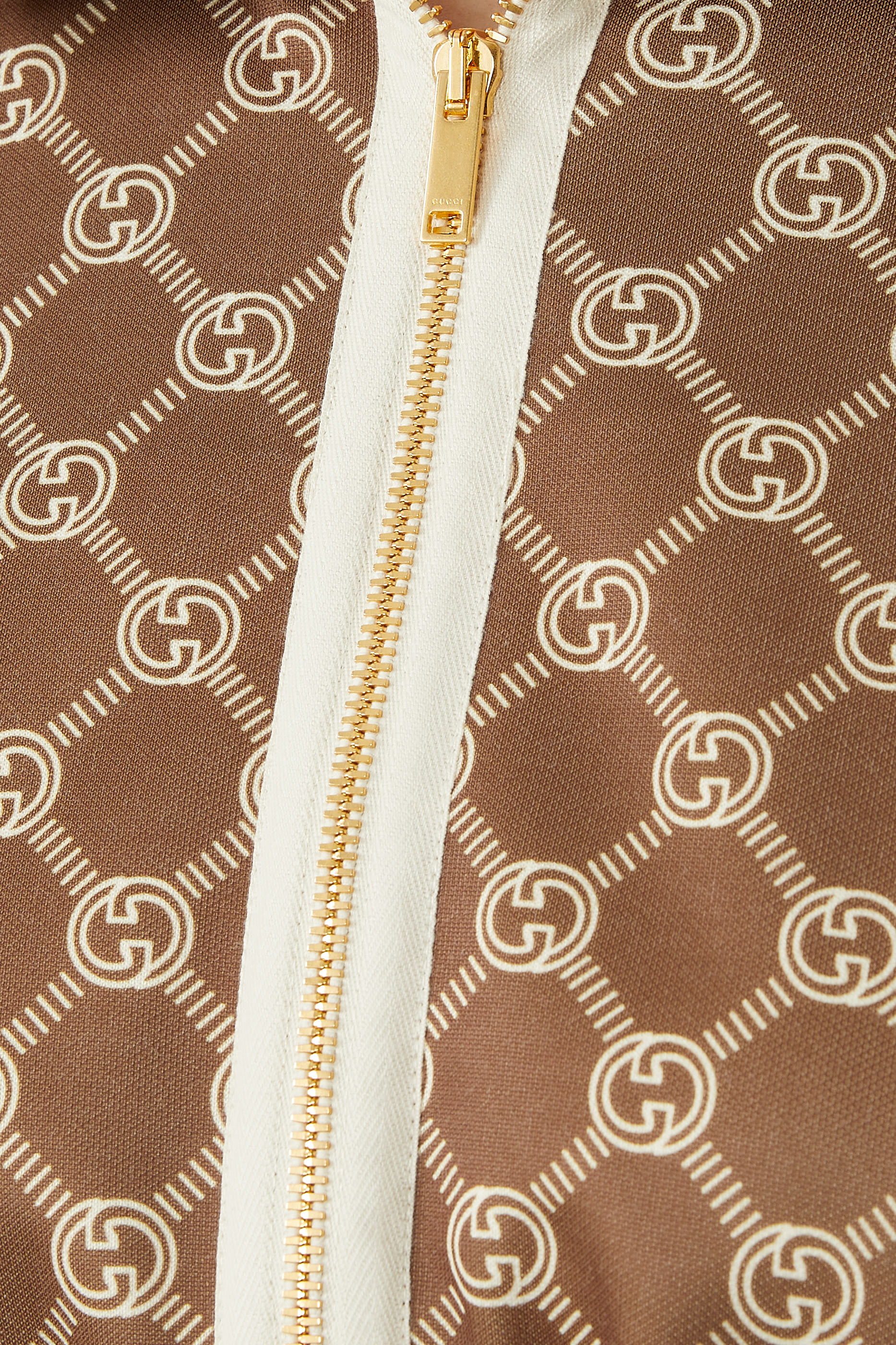 جاكيت بسحاب ونقشة حرفي GG