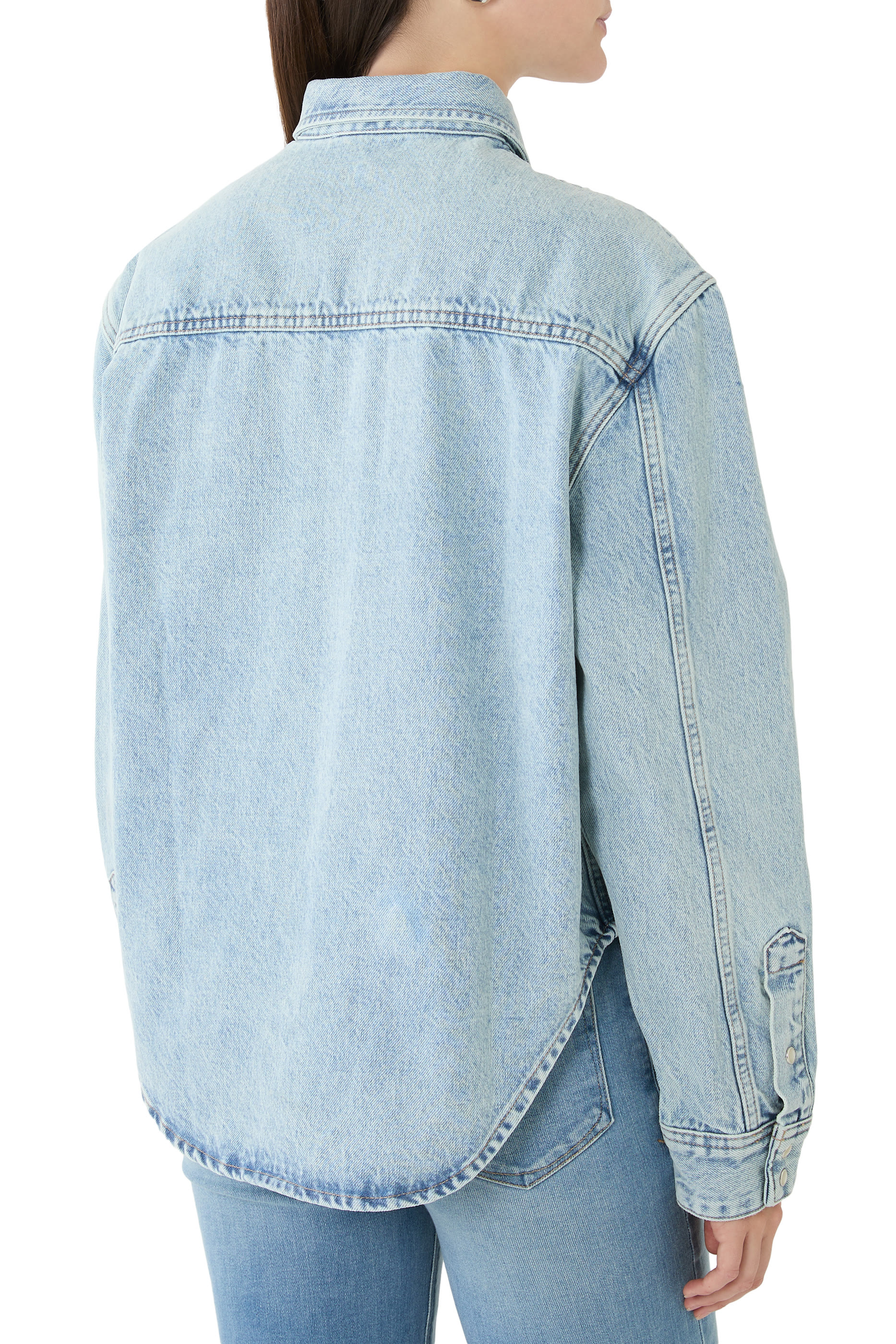 قميص بتصميم غربي دنيم