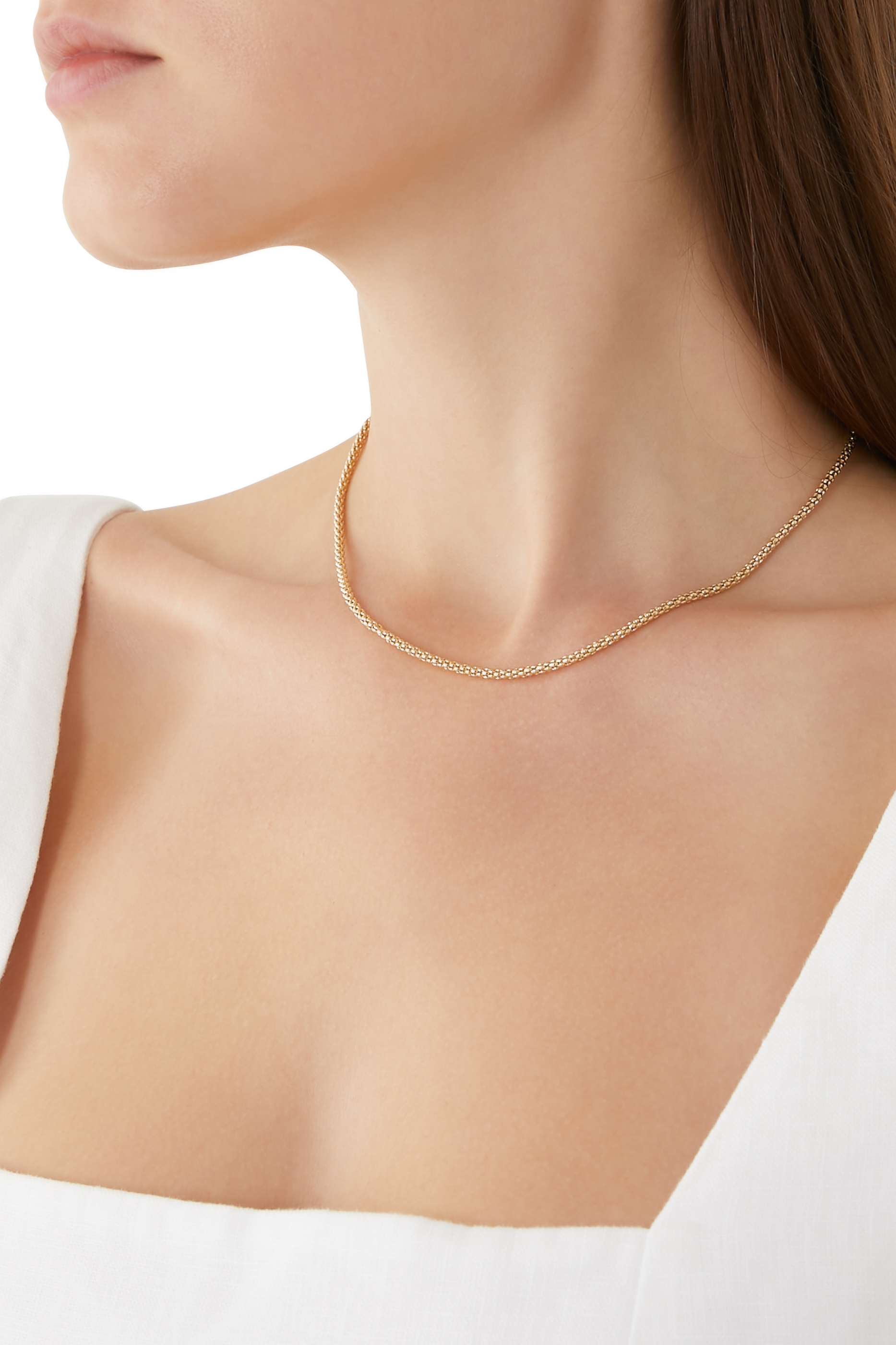 قلادة صغيرة بتصميم حبل