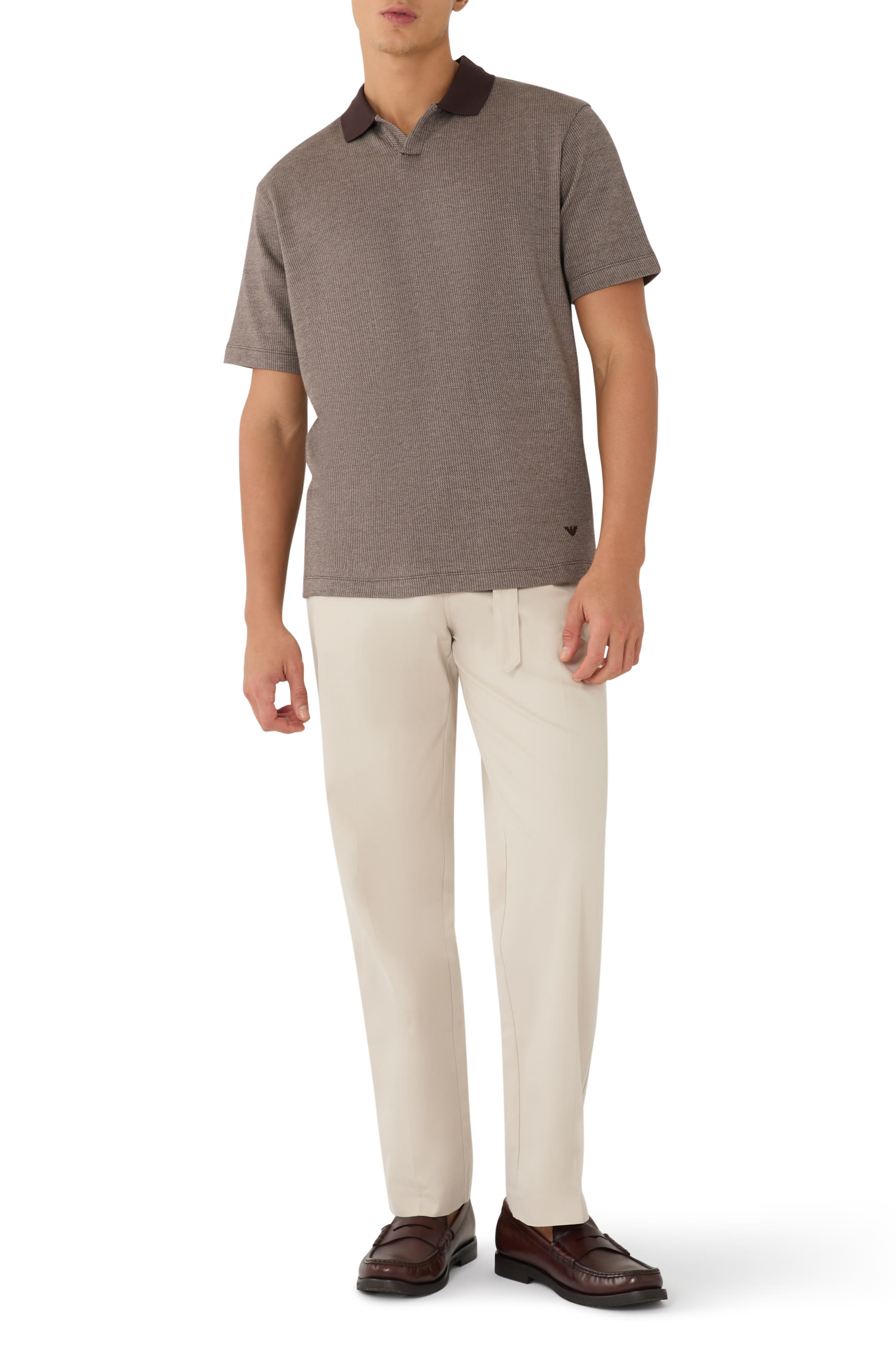 Cotton Trousers With Matching Belt