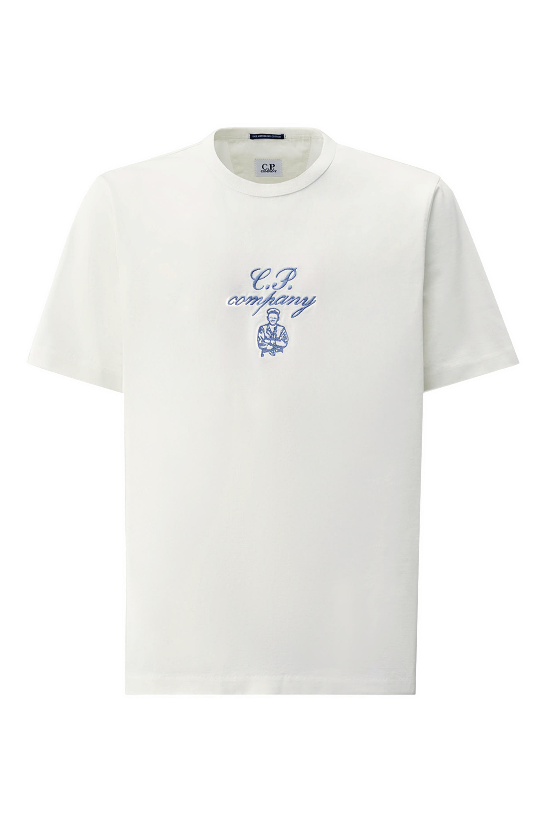 تيشيرت مرسيريزد 30/2 بتطريزات جيرسيه ملتوي