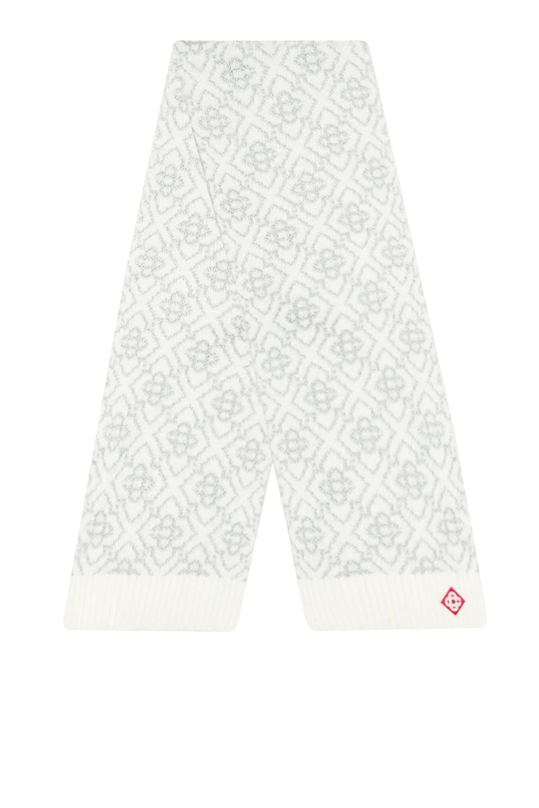 وشاح للتزلج موهير بنقشة حرف شعار الماركة