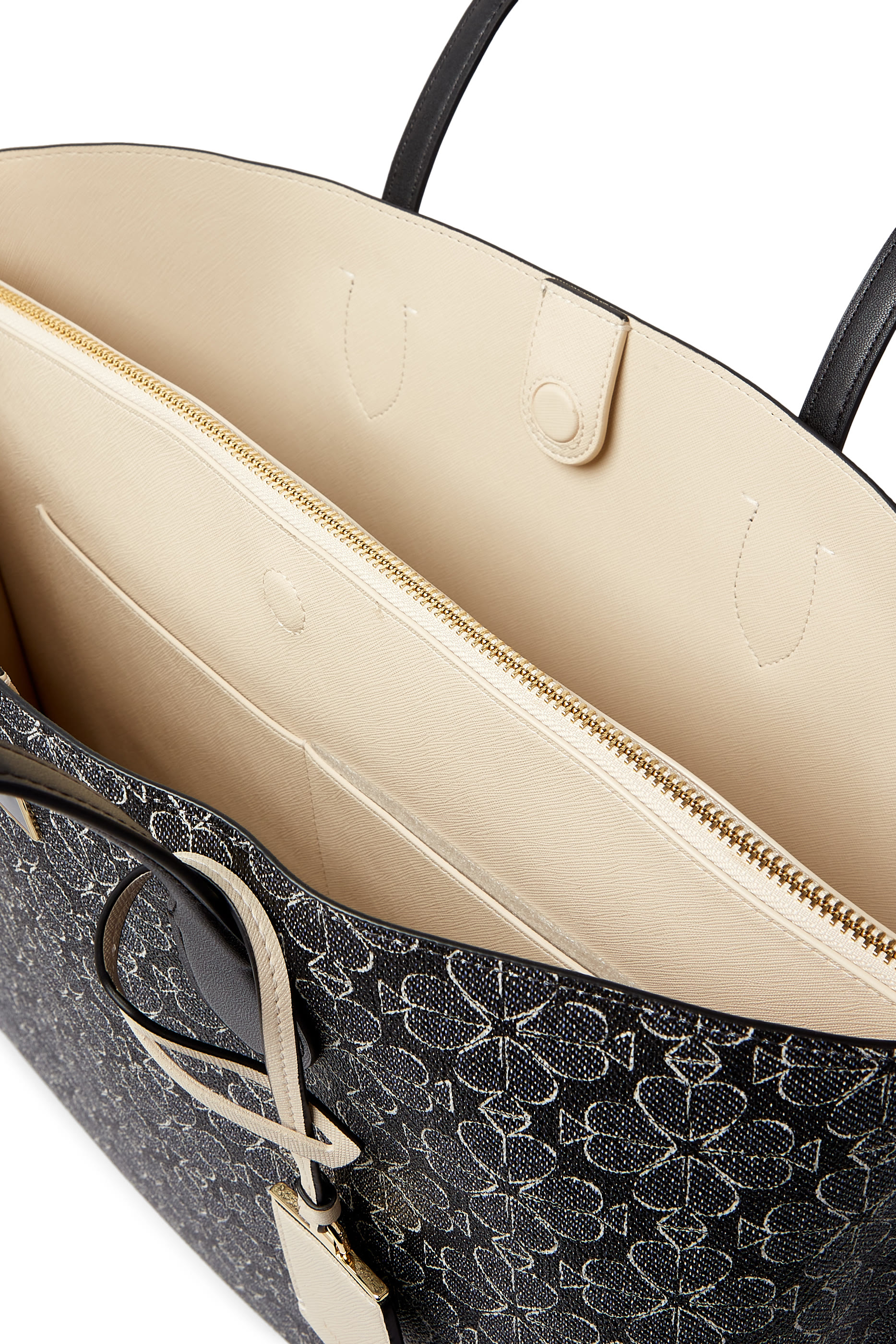 حقيبة يد كروس بودي سويت بنقشة زهور بالشكل البستوني