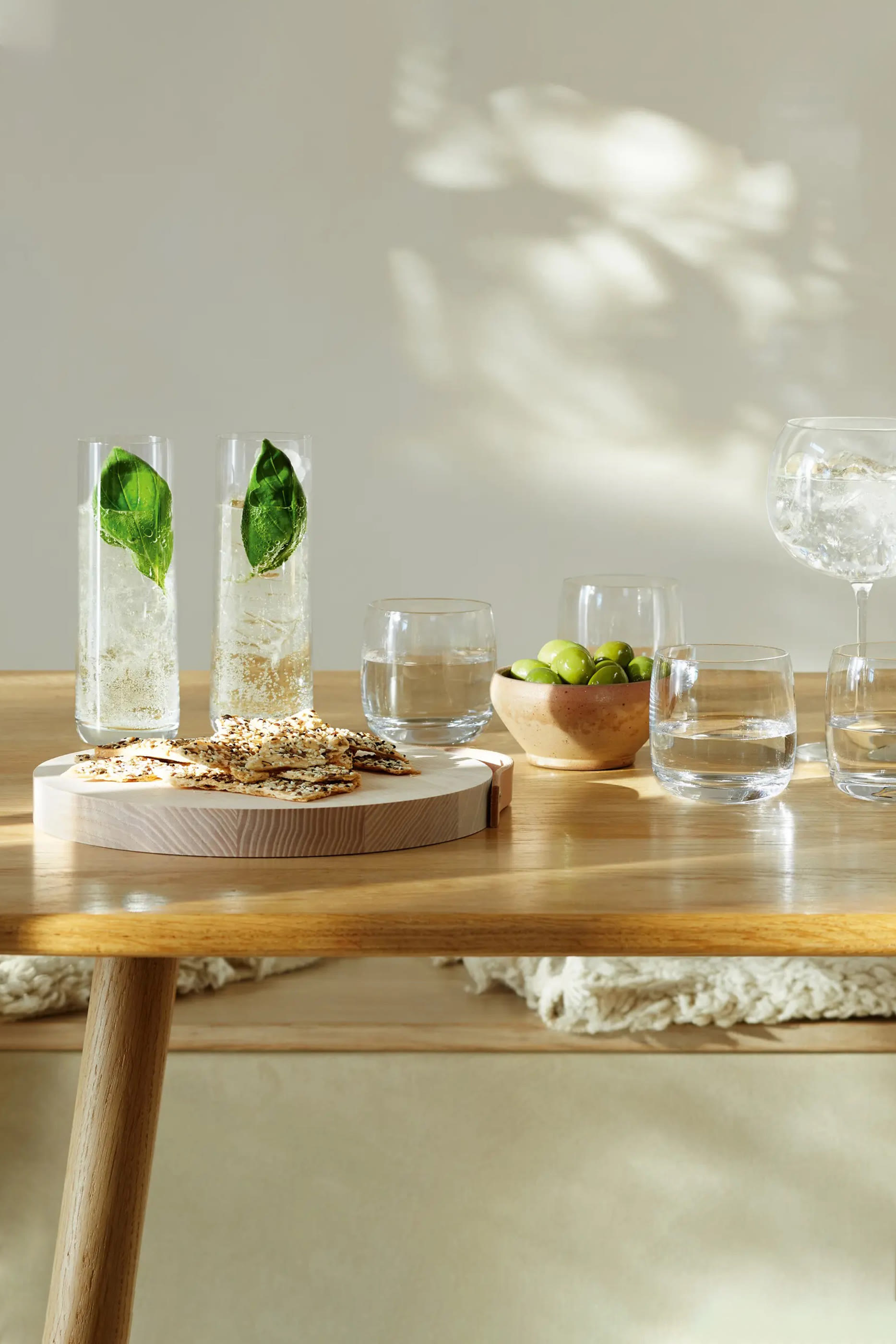 طقم أكواب زجاجية طويلة من مجموعة بورو، 4 قطع