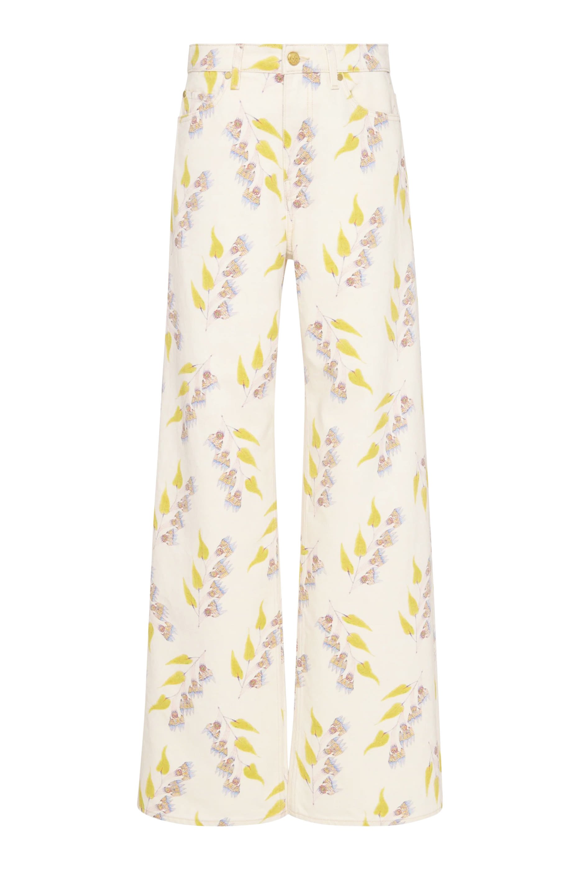 بنطال جينز ذا ويلو بقصة ساق واسعة