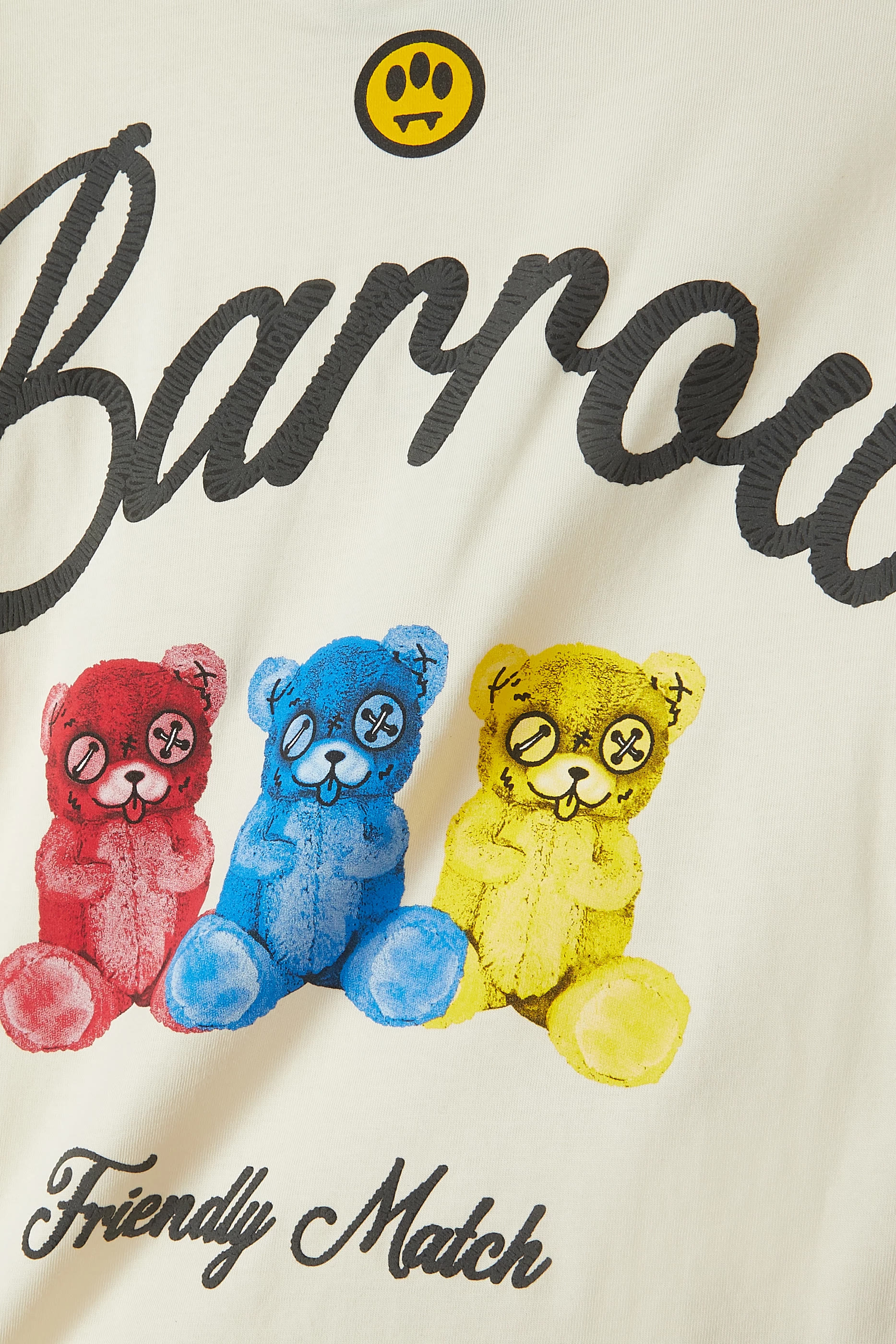 تيشيرت بشعار الماركة قطن للأطفال