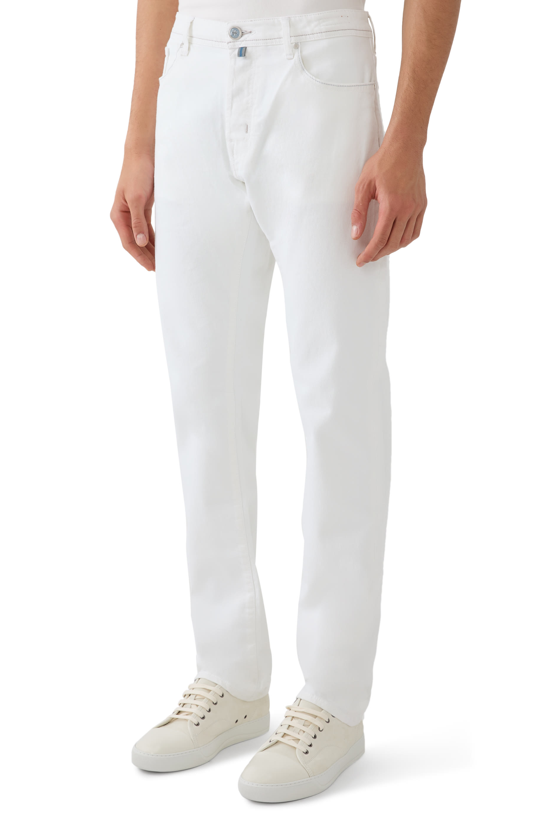 بنطال جينز بقصة ضيقة بخمسة جيوب