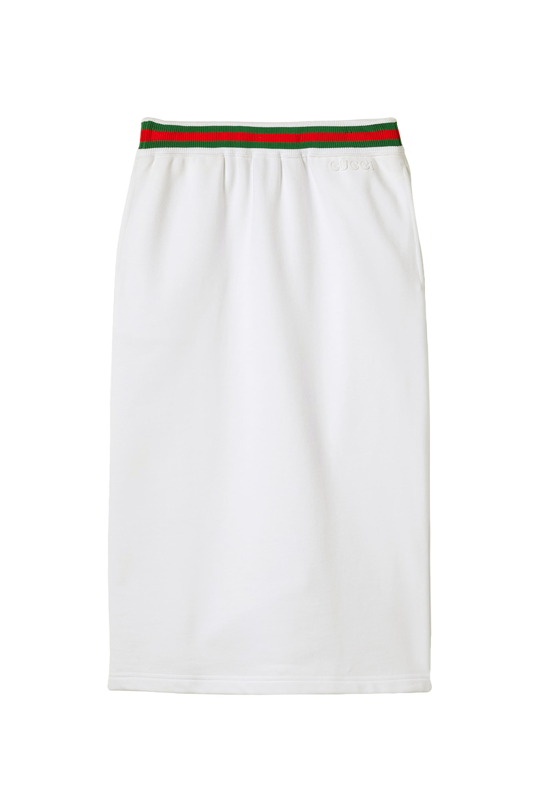 تنورة بشريط ويب قطن جرسيه