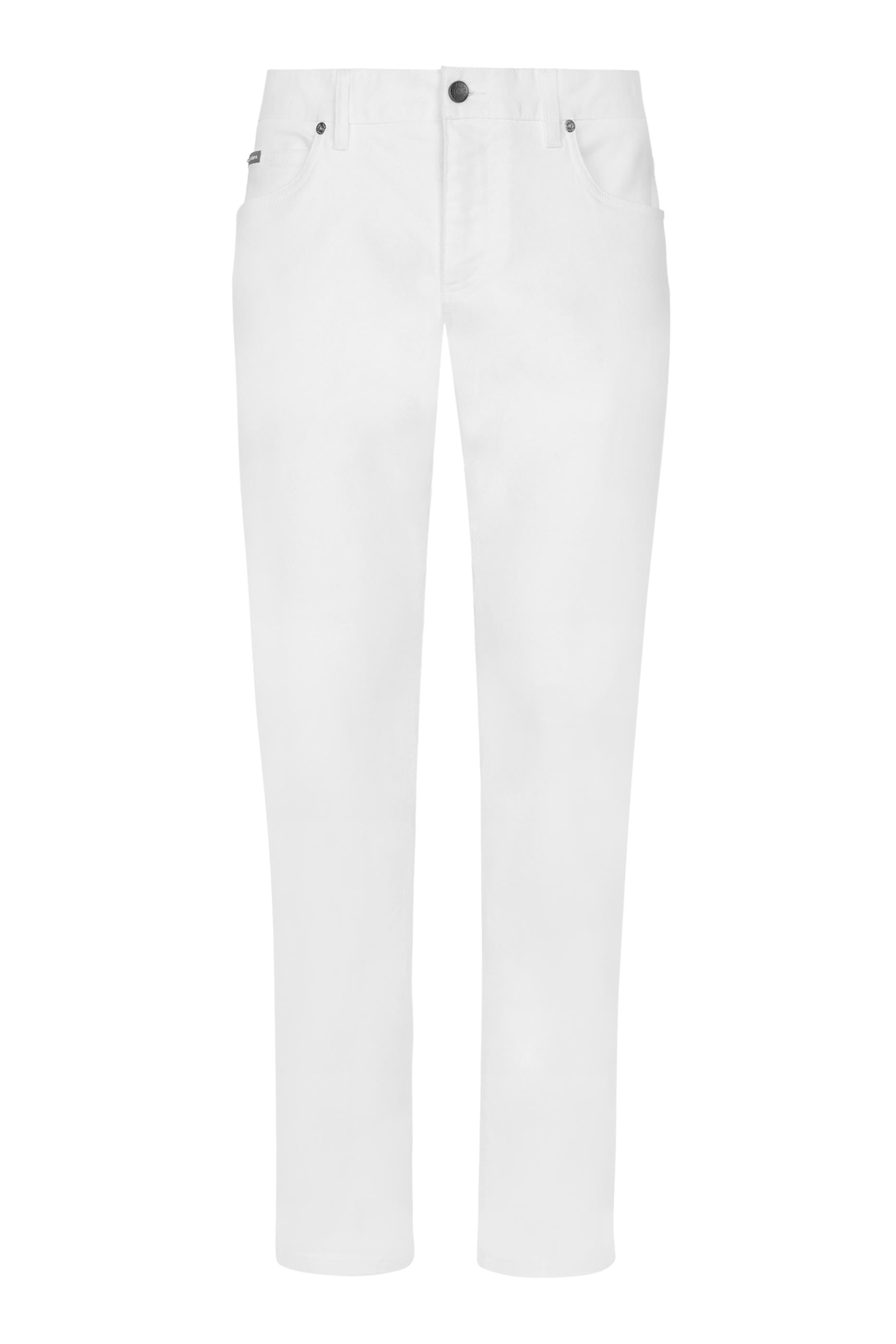 بنطال جينز مطاطي بقصة عادية