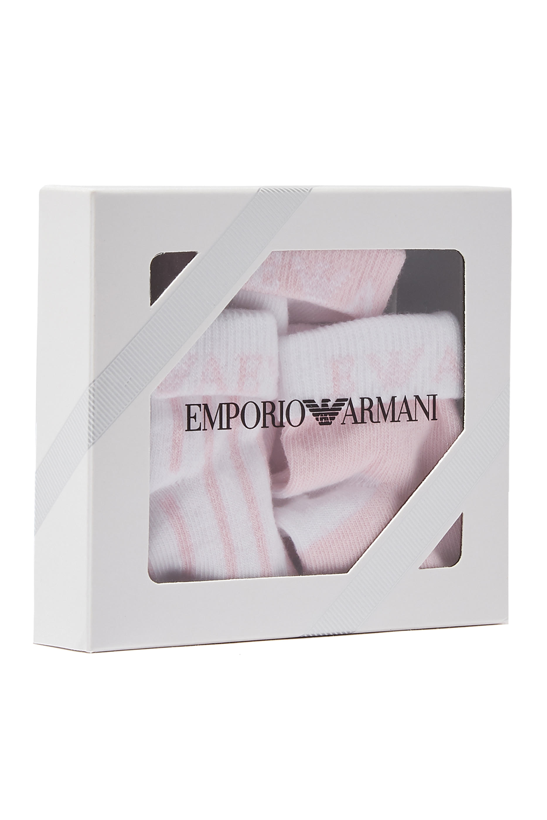 طقم جوارب بطبعة شعار الماركة، 3 أزواج