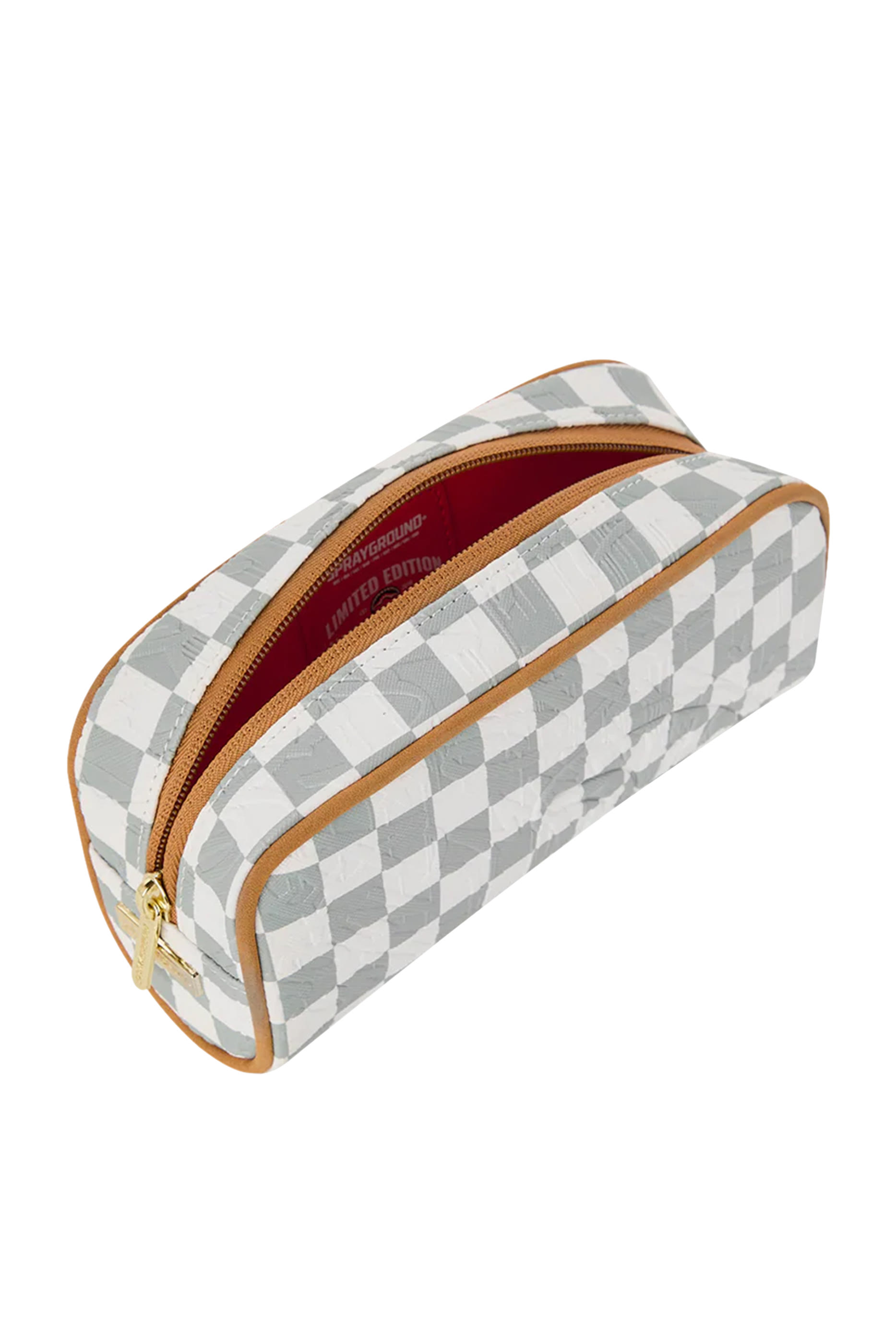 حقيبة صغيرة غراف بنقشة مربعات محفورة للأطفال