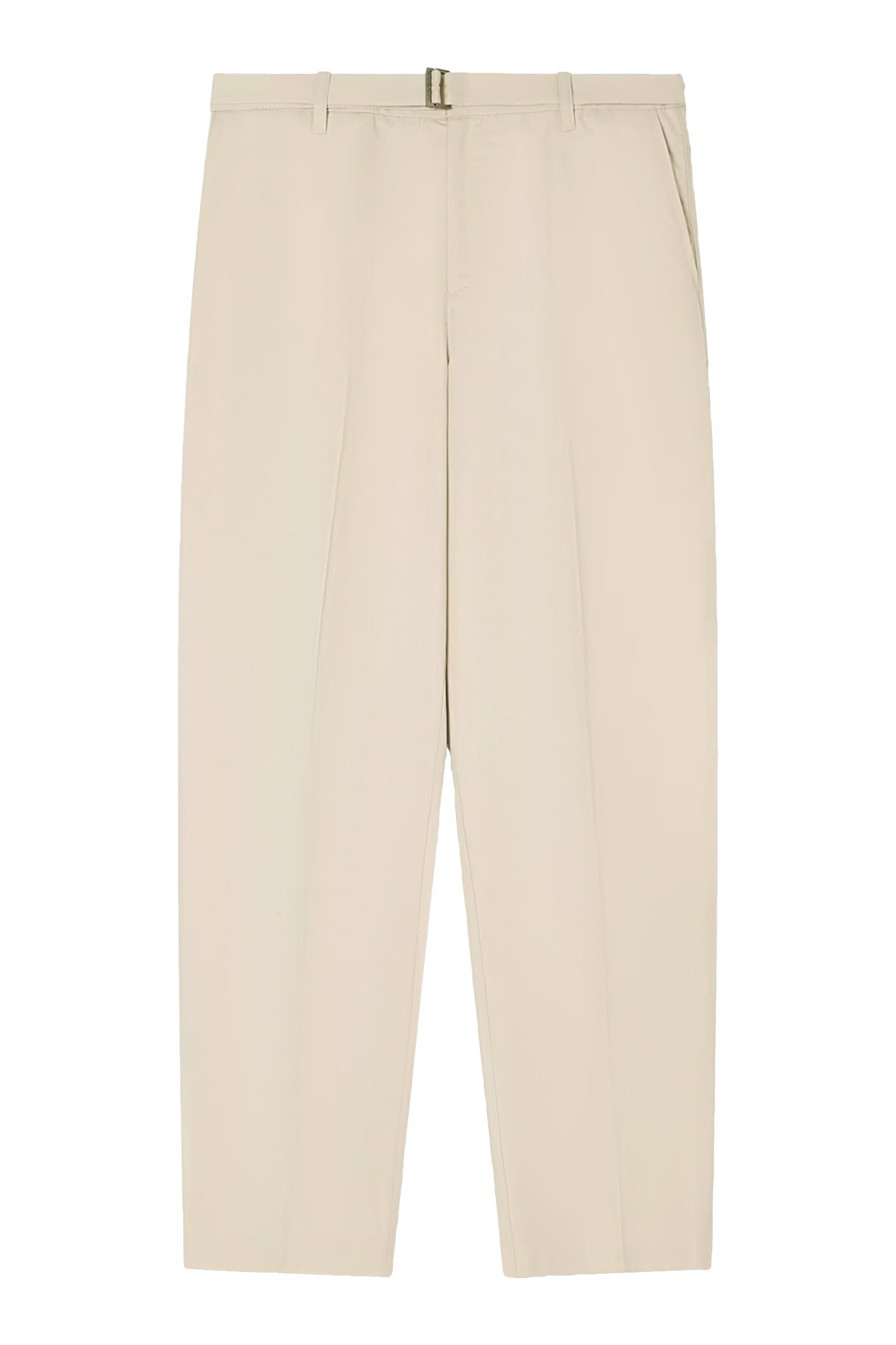 Cotton Trousers With Matching Belt
