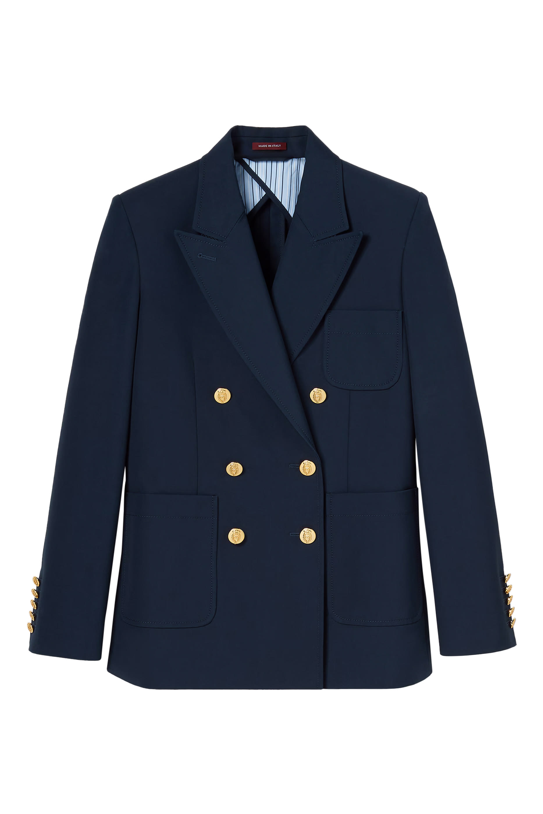 جاكيت بصفي أزرار قطن