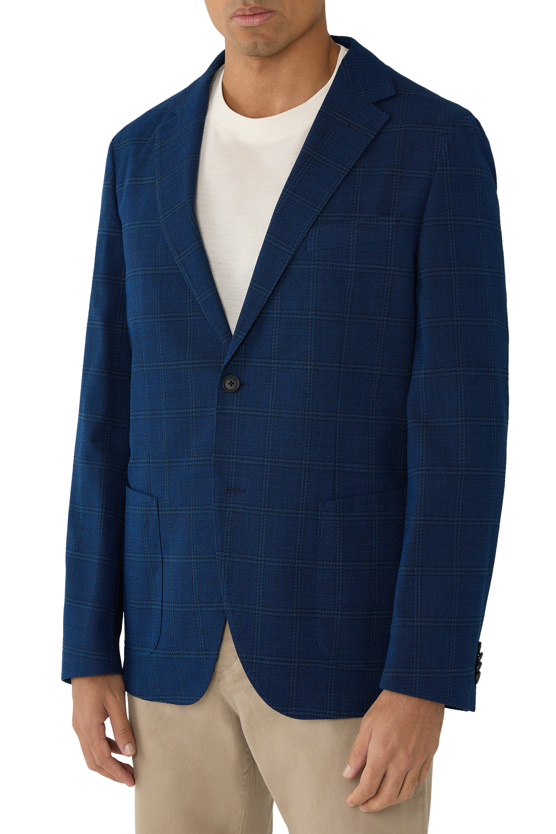 C-Jaye Checkered Wool Jacket