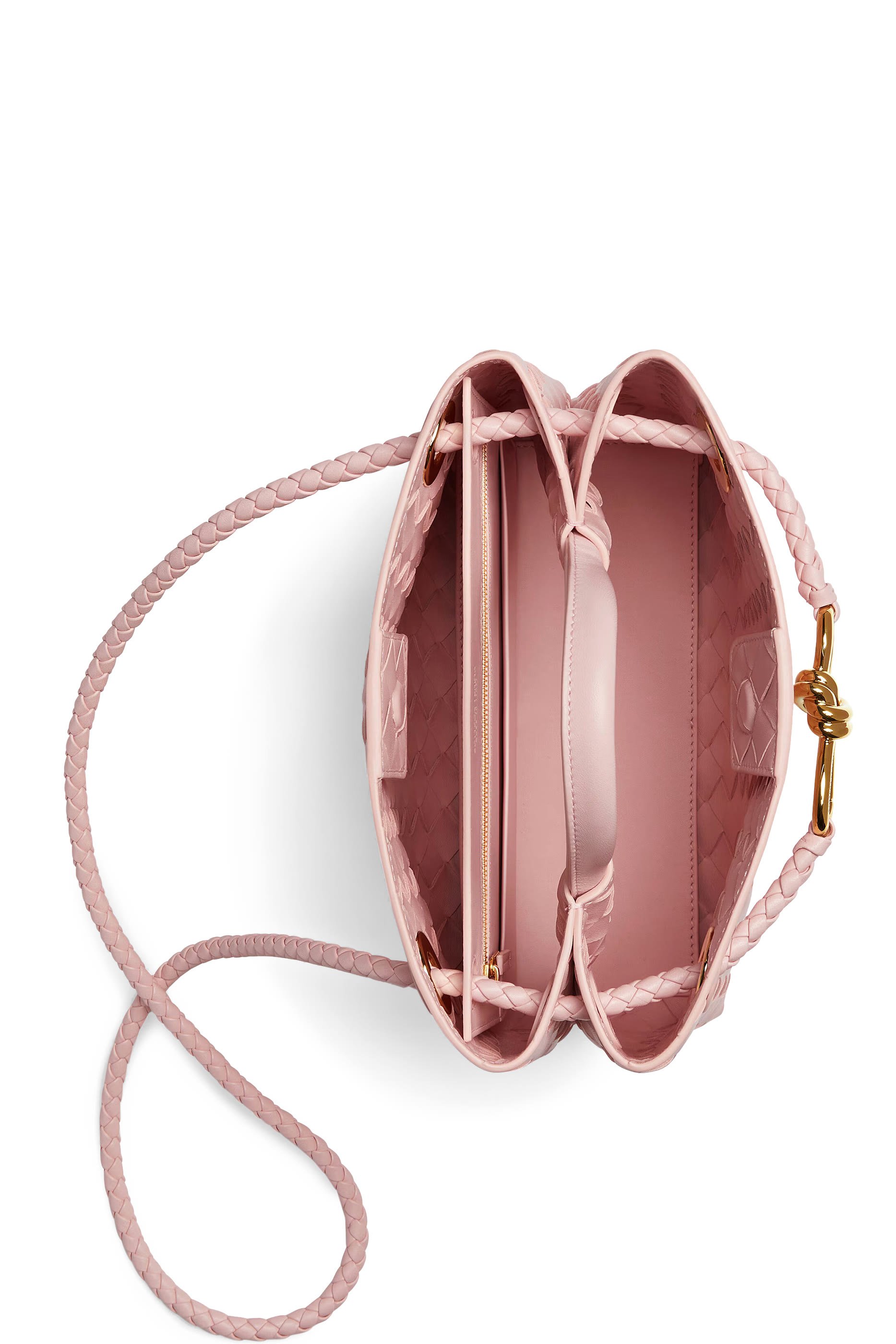 حقيبة أنديامو صغيرة جلد مجدول