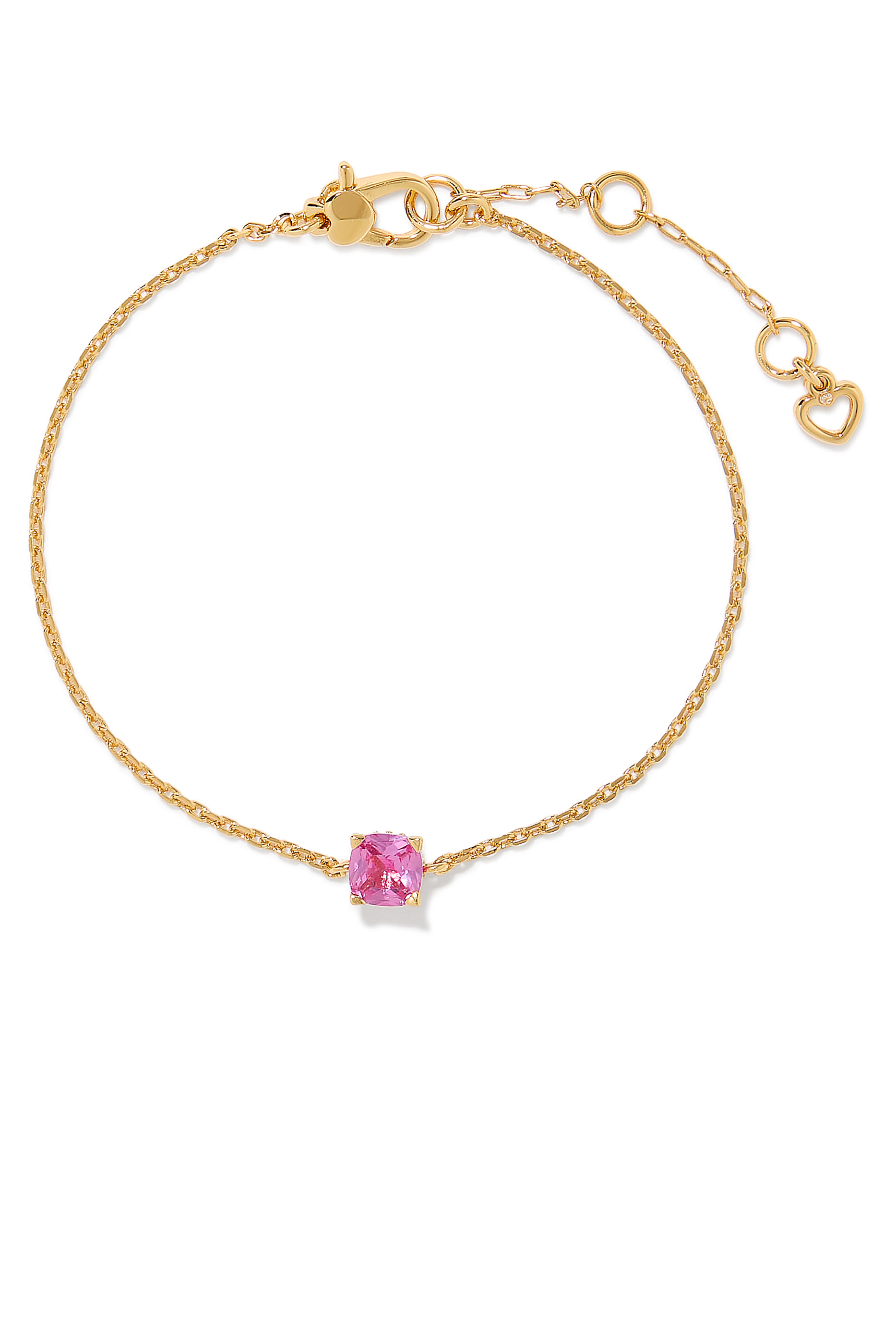 سوار سولتير ليتل لكشريز مرصع باحجار زركونيا مكعبة، معدن مطلي