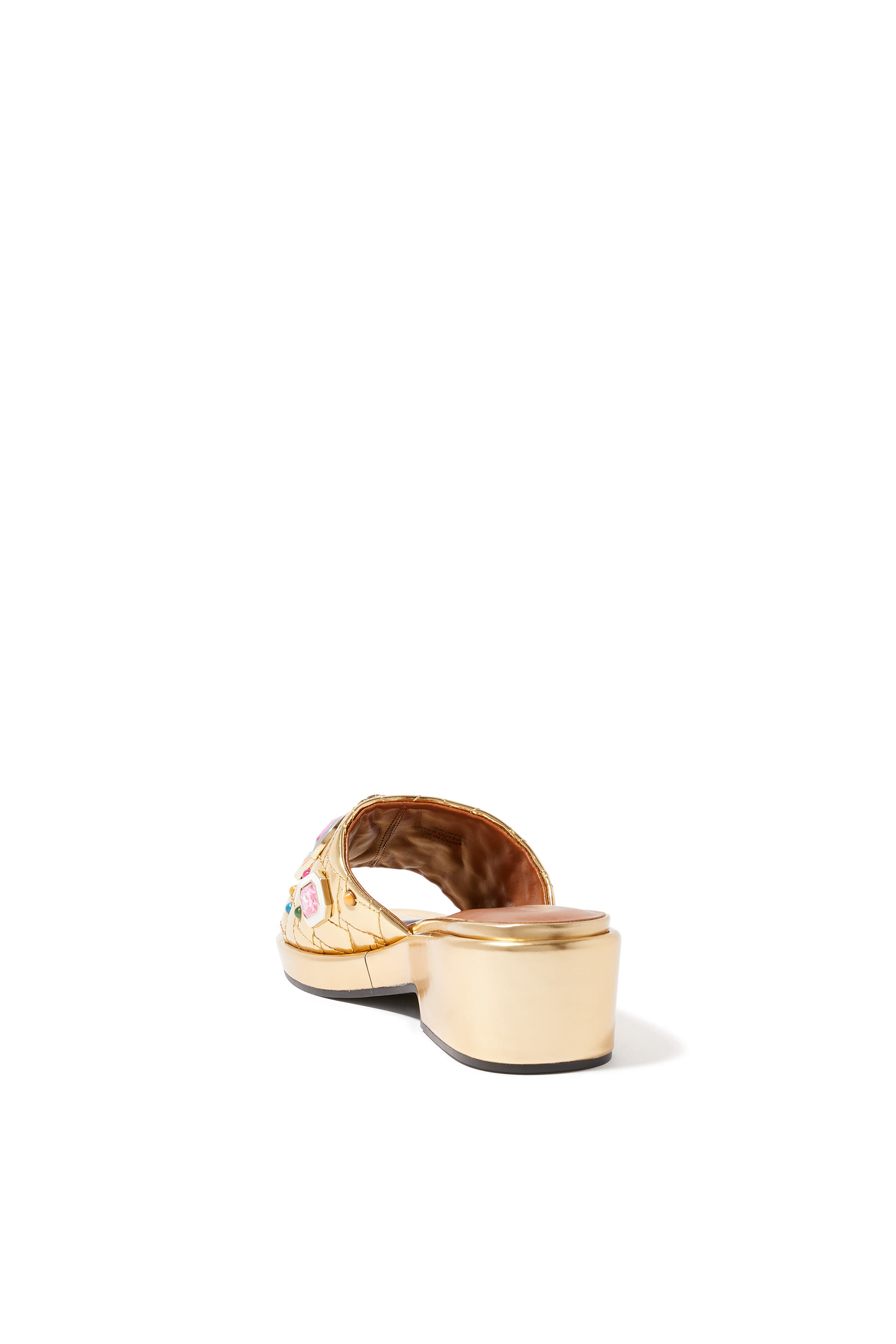 صندل متعدد الأحجار بنعل سميك بطول 50 مم