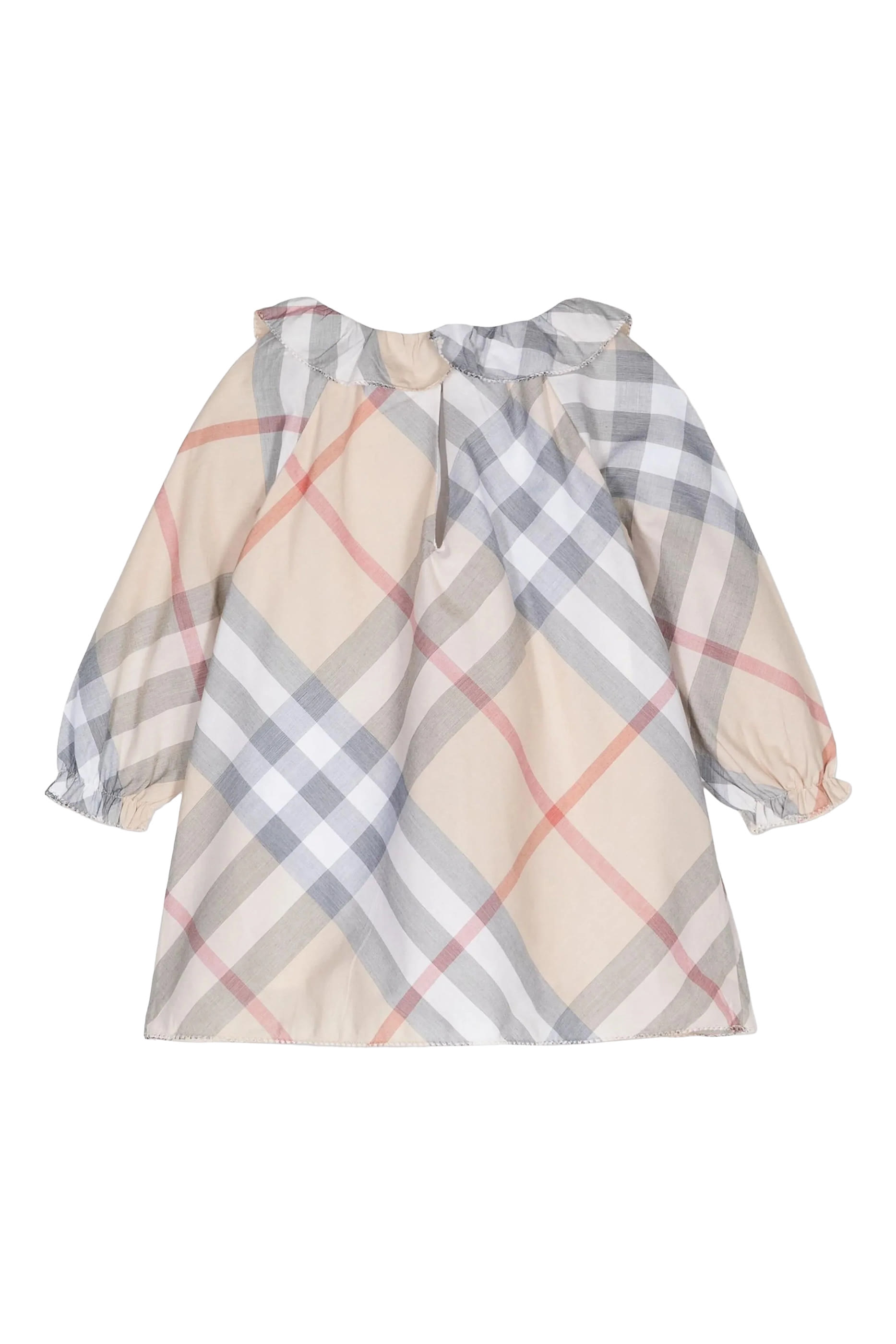 طقم فستان بنقشة مربعات للأطفال