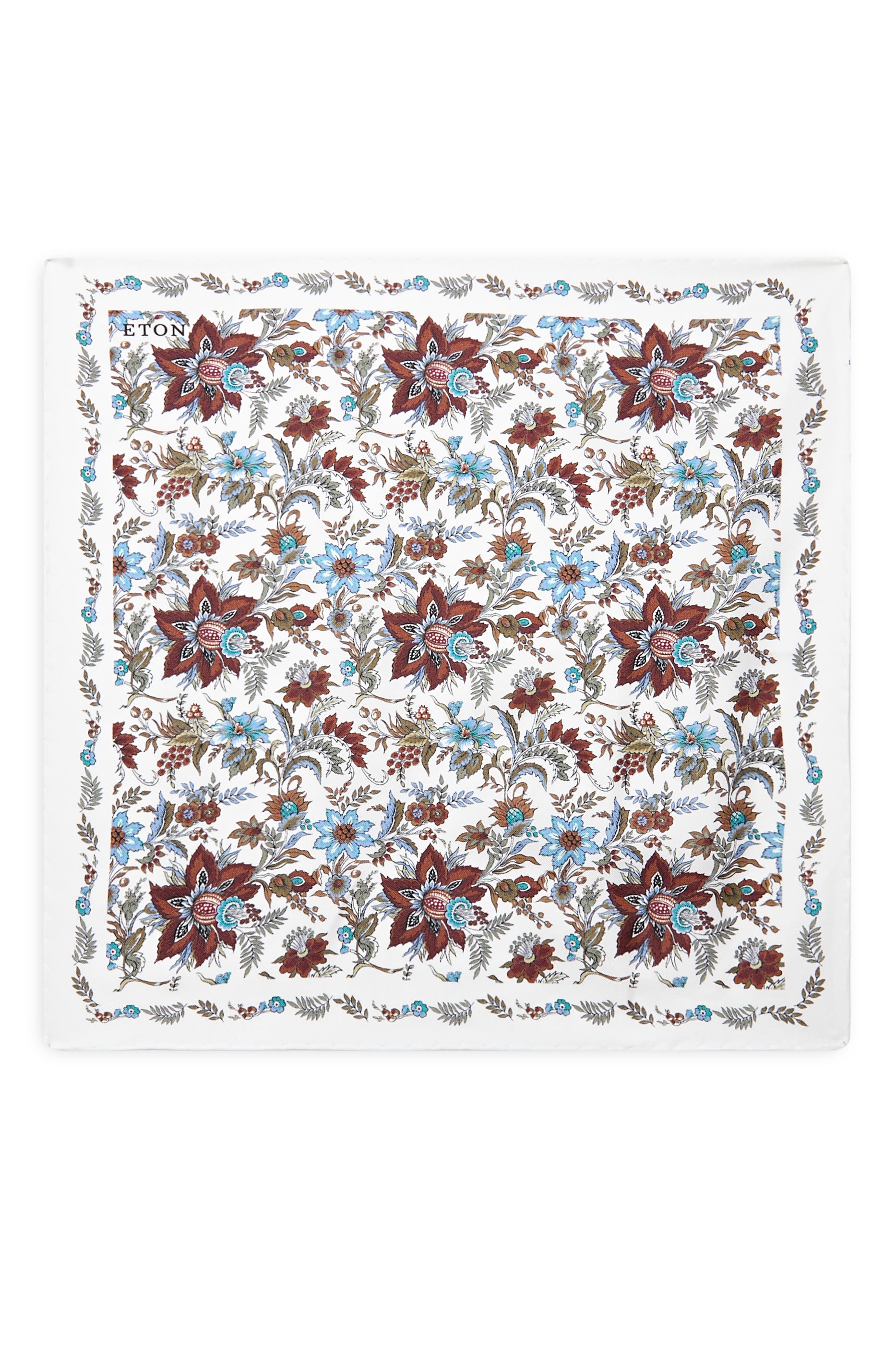 Multi-Floral Silk Pocket Square