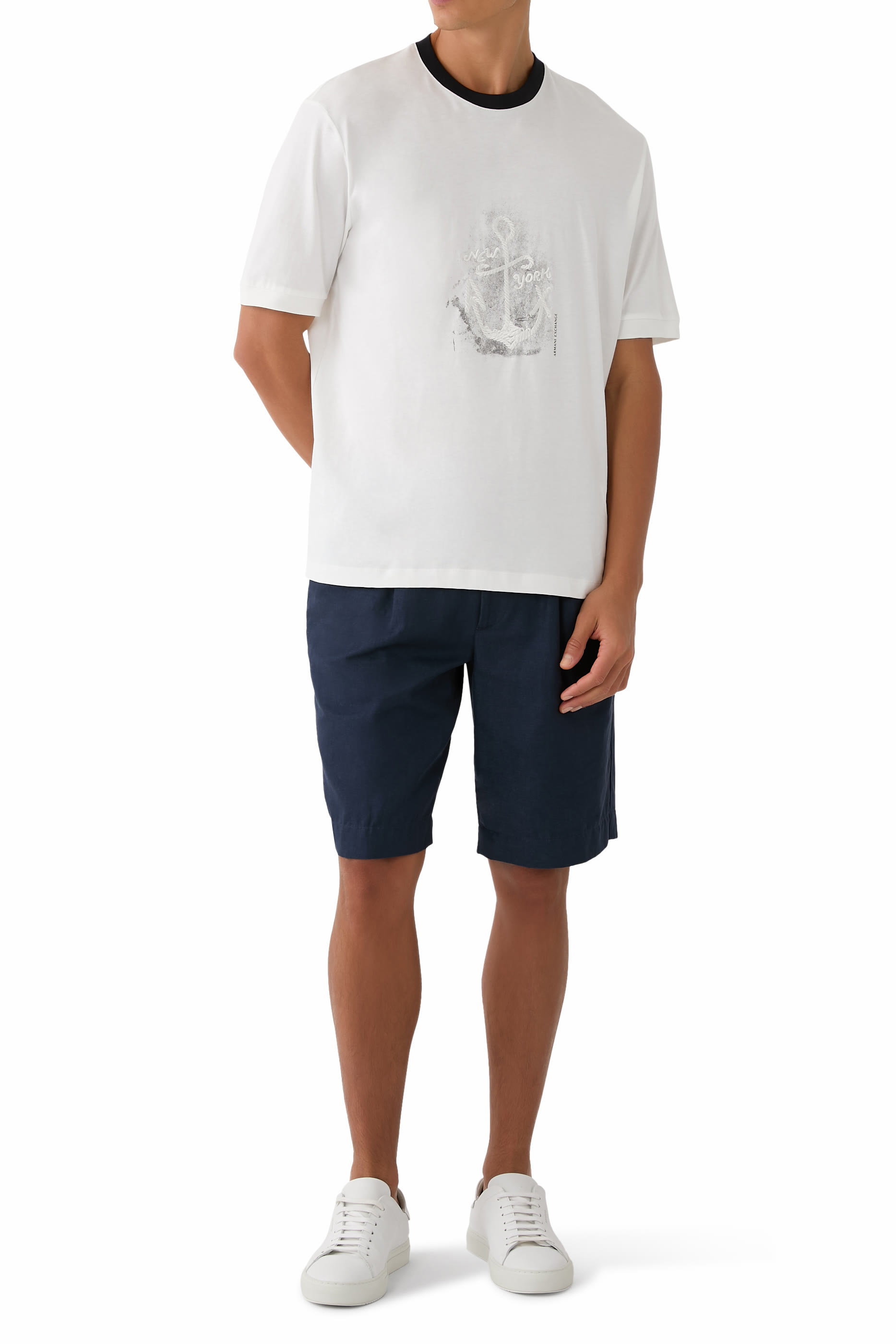 تيشيرت بنقشة مرساة