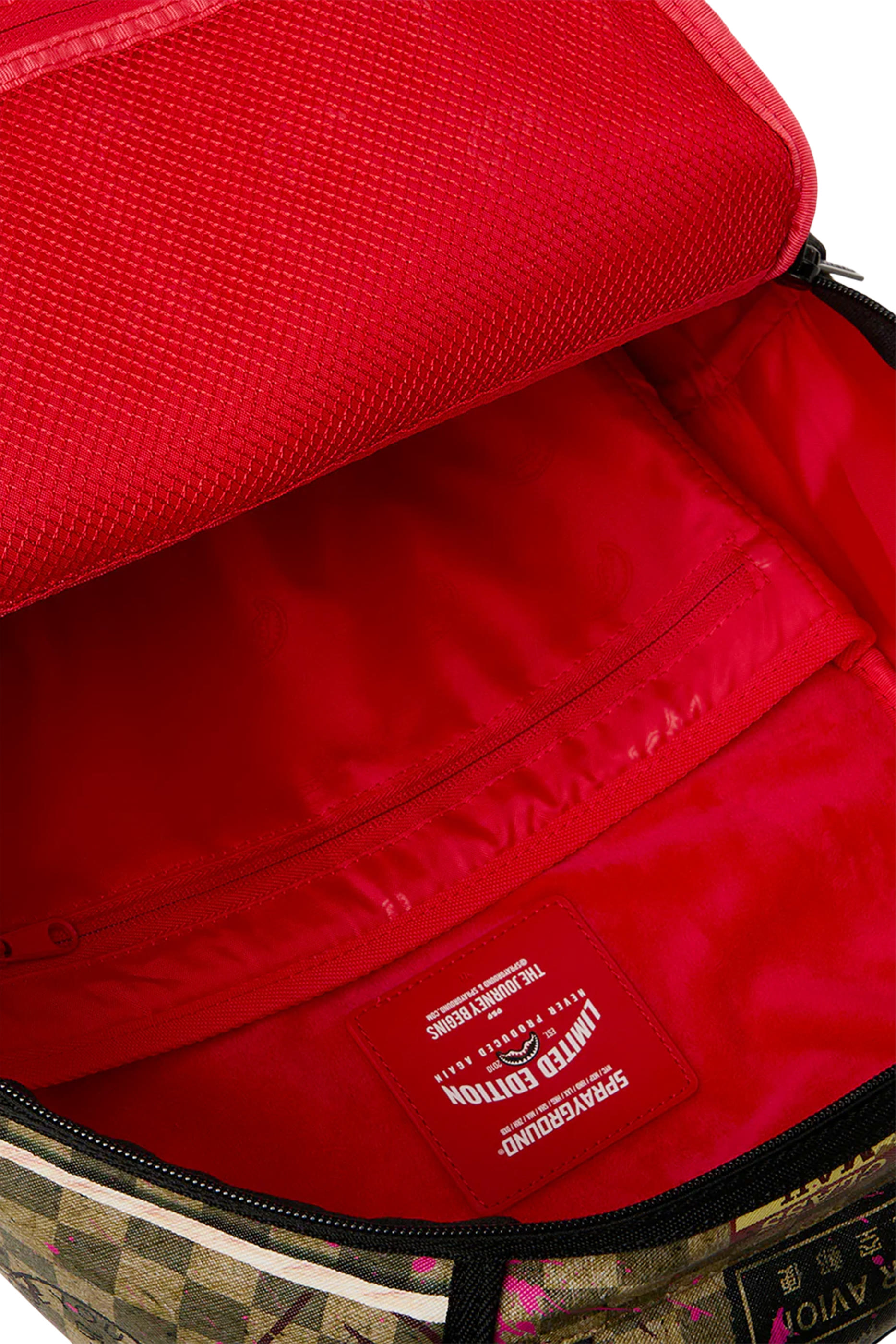 حقيبة ظهر مزينة بنقشة عبوة ممزقة للأطفال