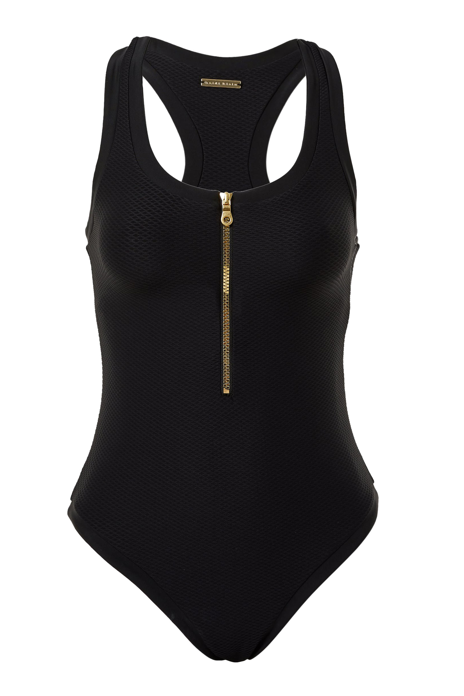 لباس سباحة قطعة واحدة بتصميم رياضي 