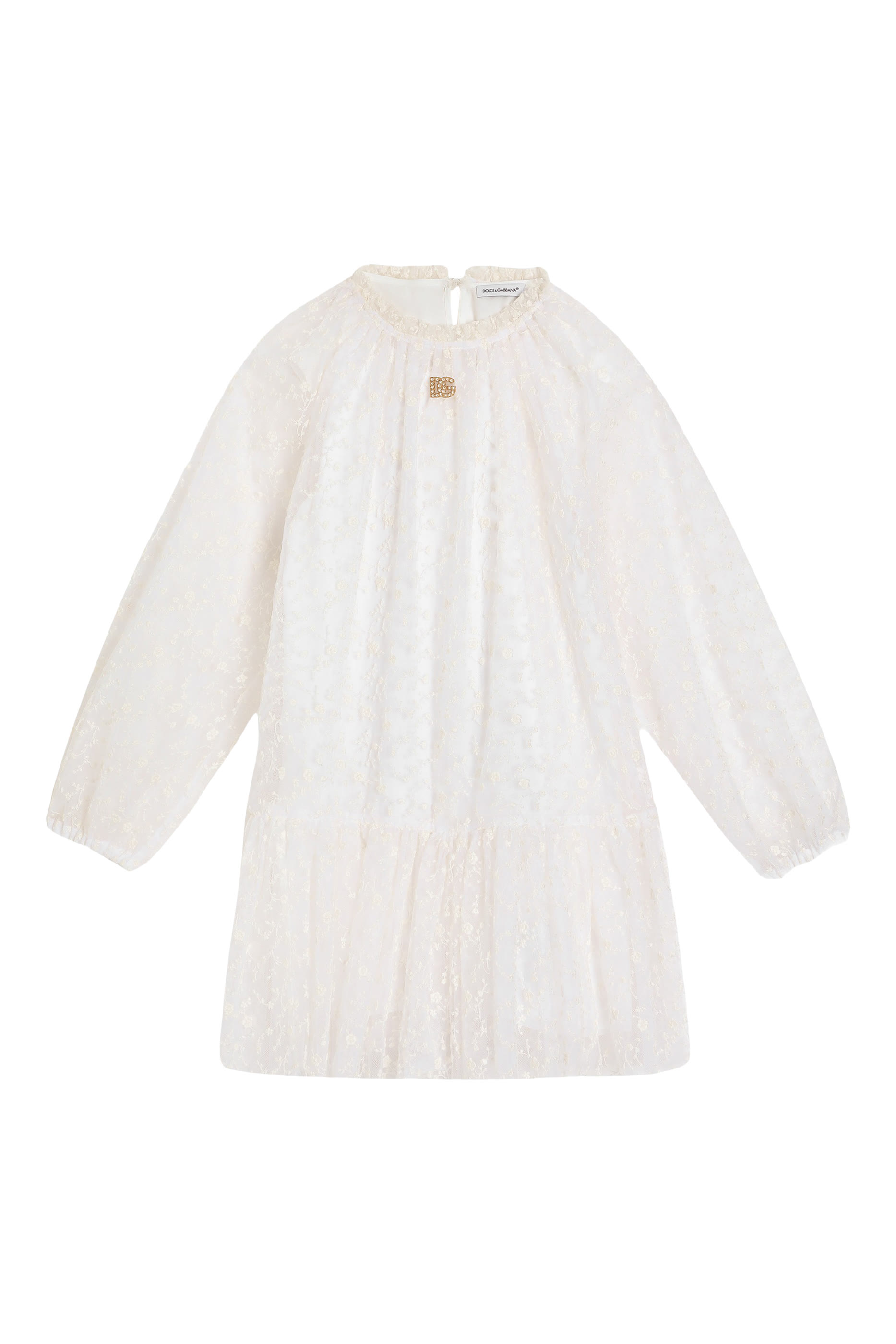 فستان بشعار الماركة تول للأطفال