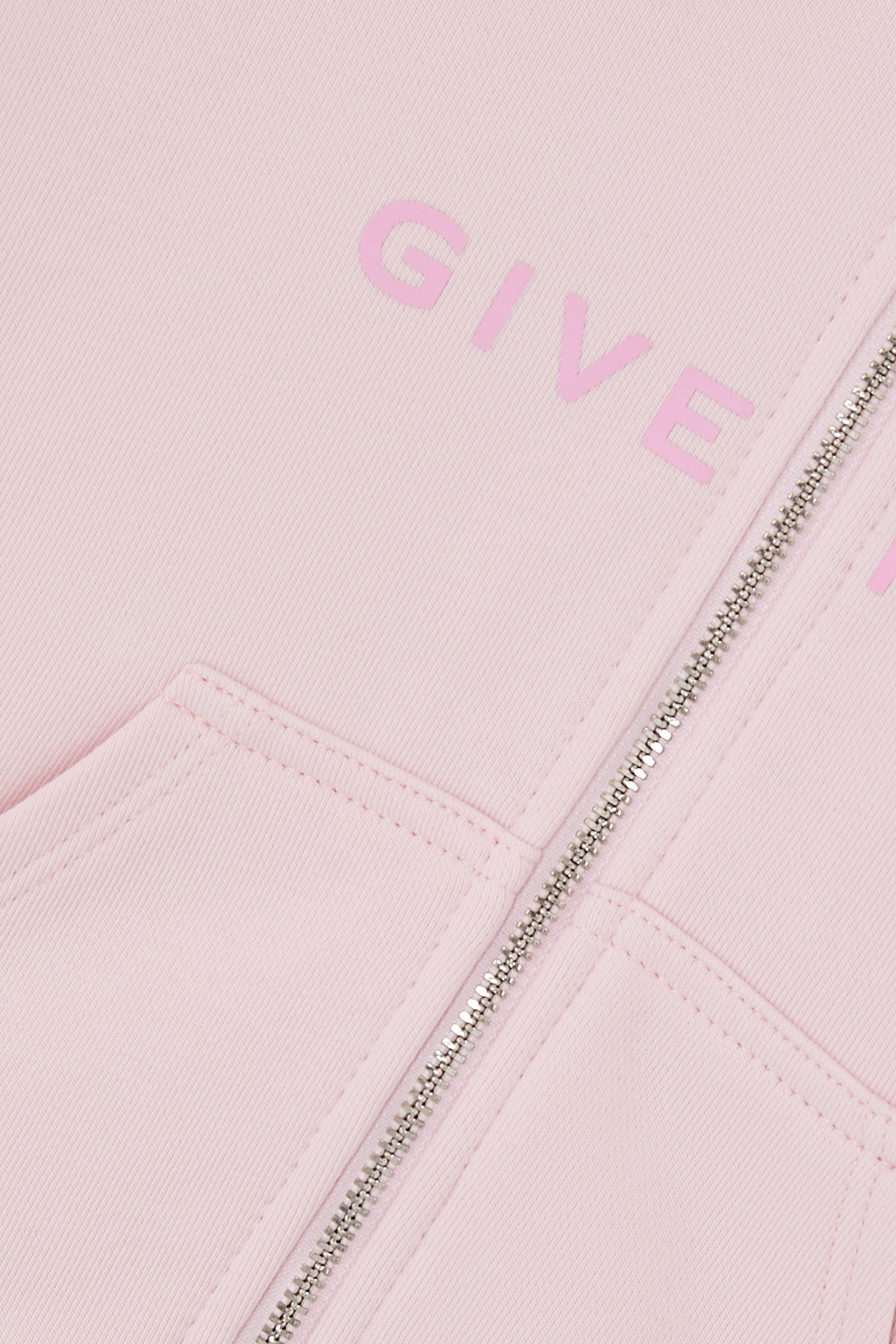 هودي بسحاب مزين بكشكش للأطفال