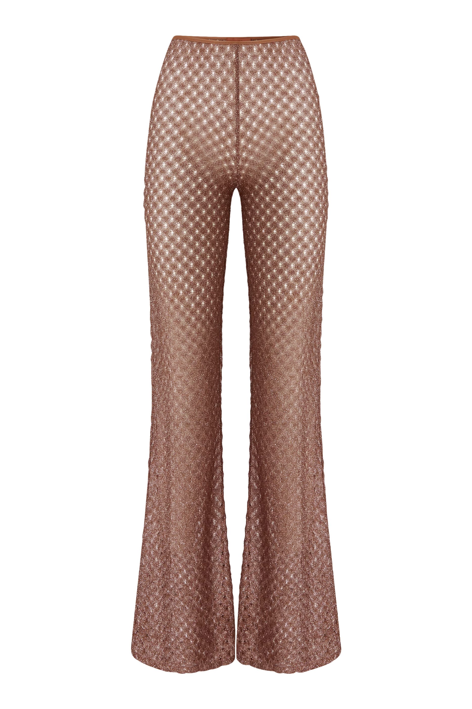 بنطال بخصر منخفض دانتيل