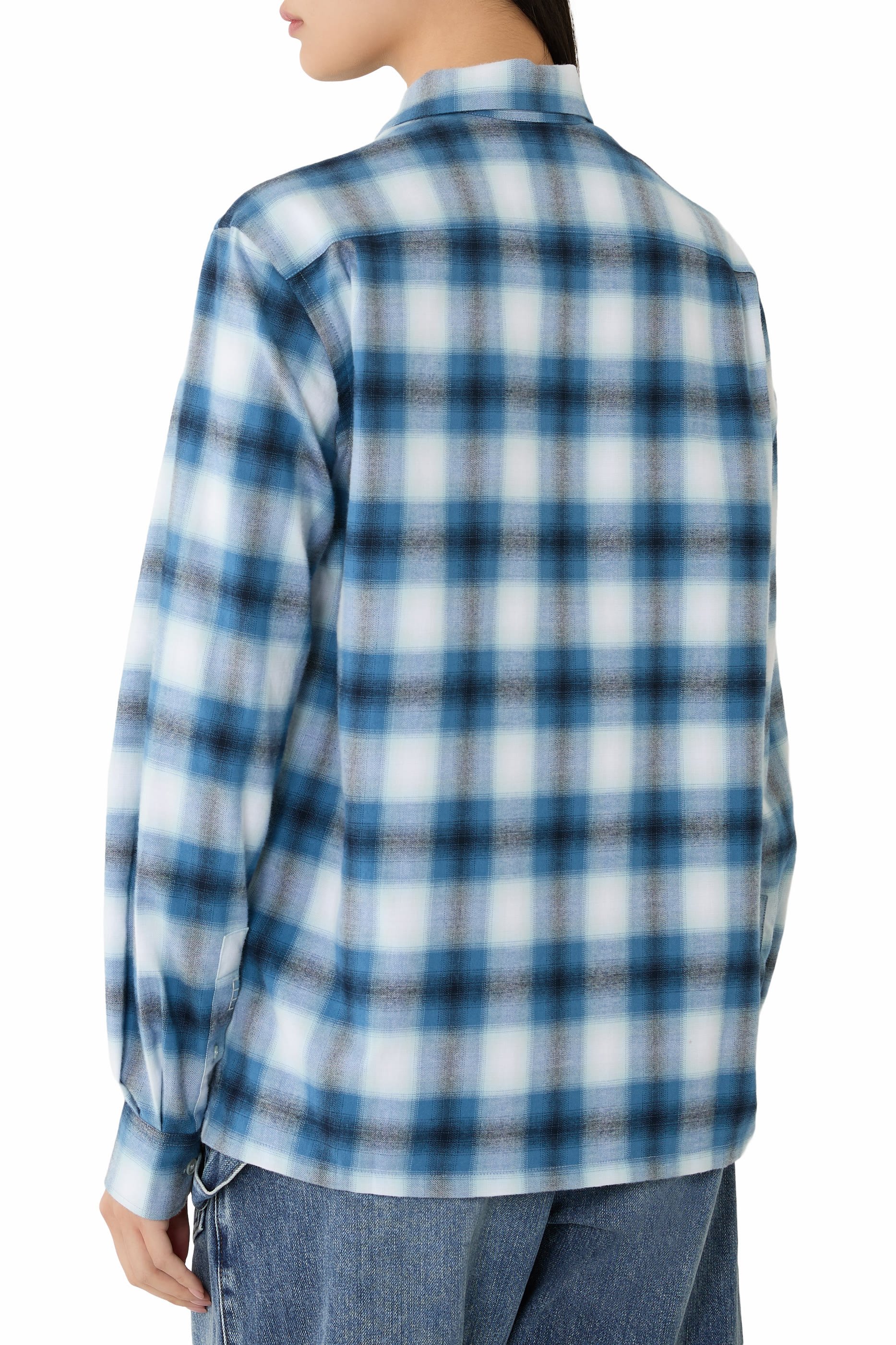 Gradient Checkered Shirt 